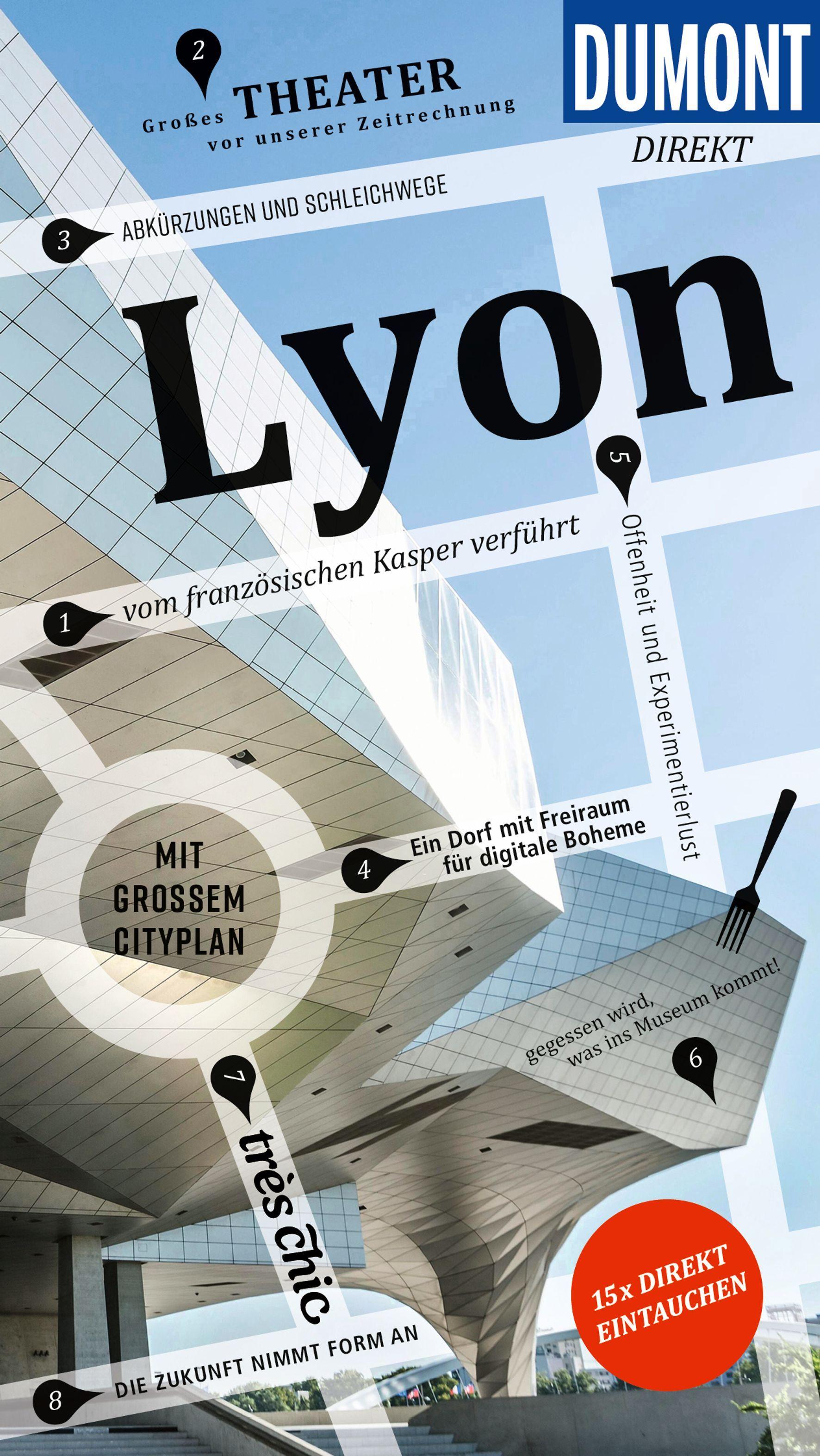 Vorderes Coverbild DUMONT direkt Reiseführer Lyon
