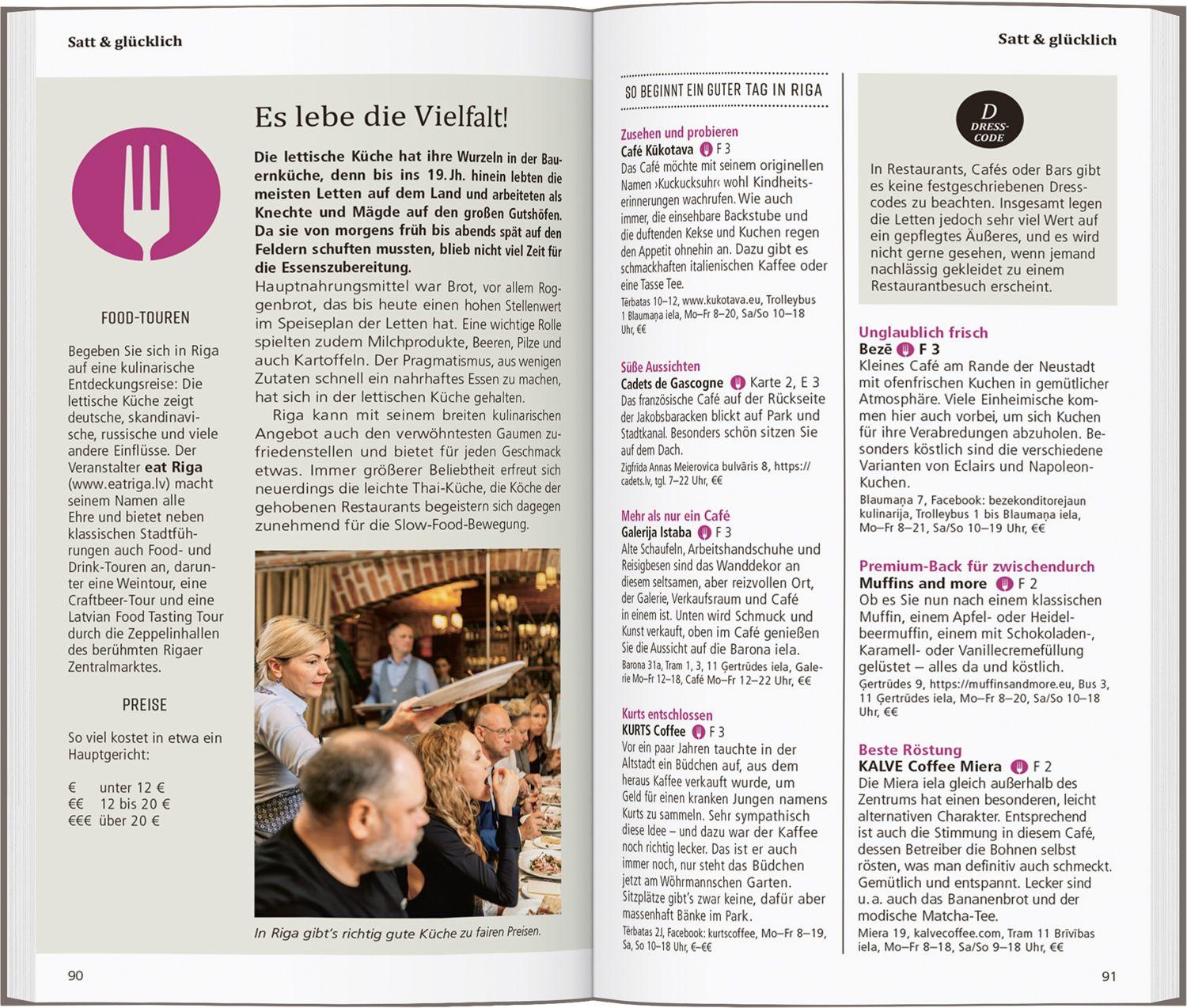 Beispielinhalt (Bild) DUMONT direkt Reiseführer Riga