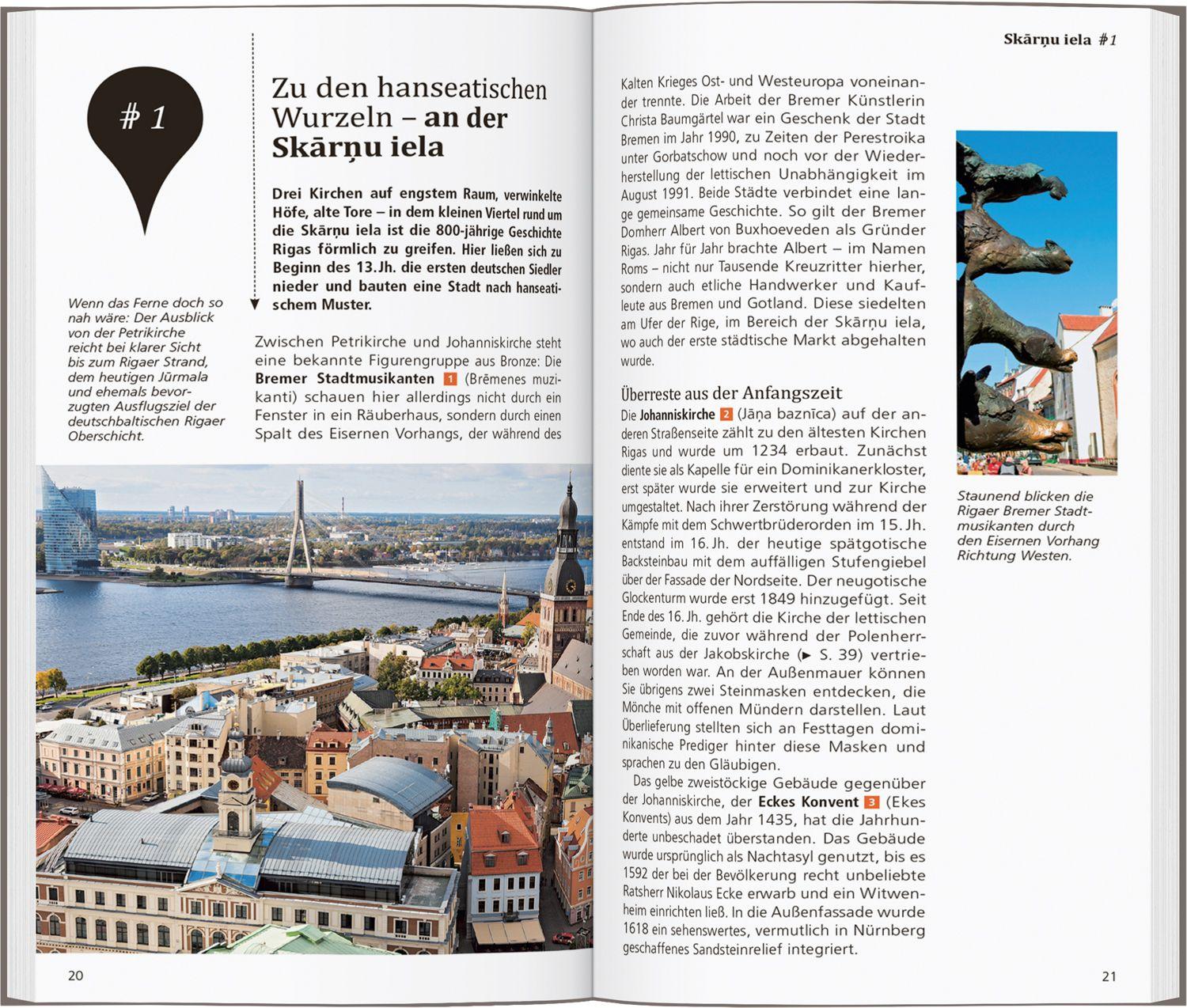 Beispielinhalt (Bild) DUMONT direkt Reiseführer Riga