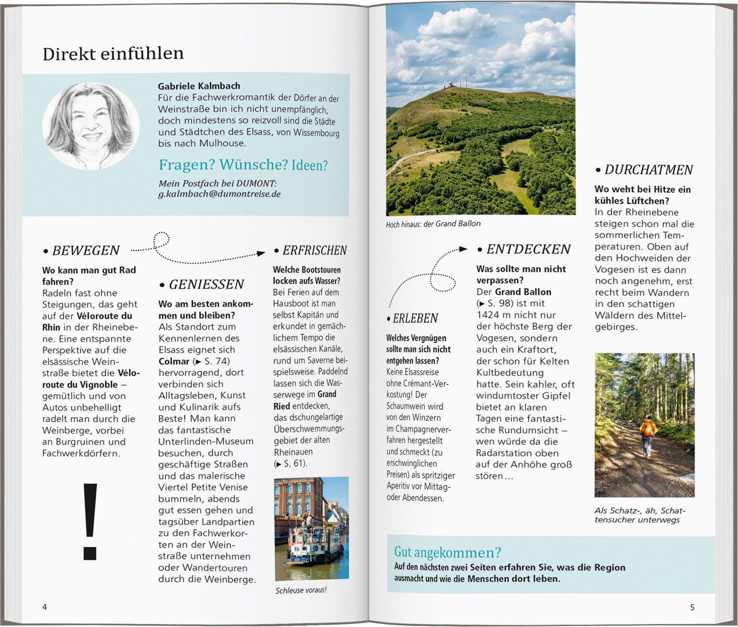 Beispielinhalt (Bild) DUMONT direkt Reiseführer Elsass