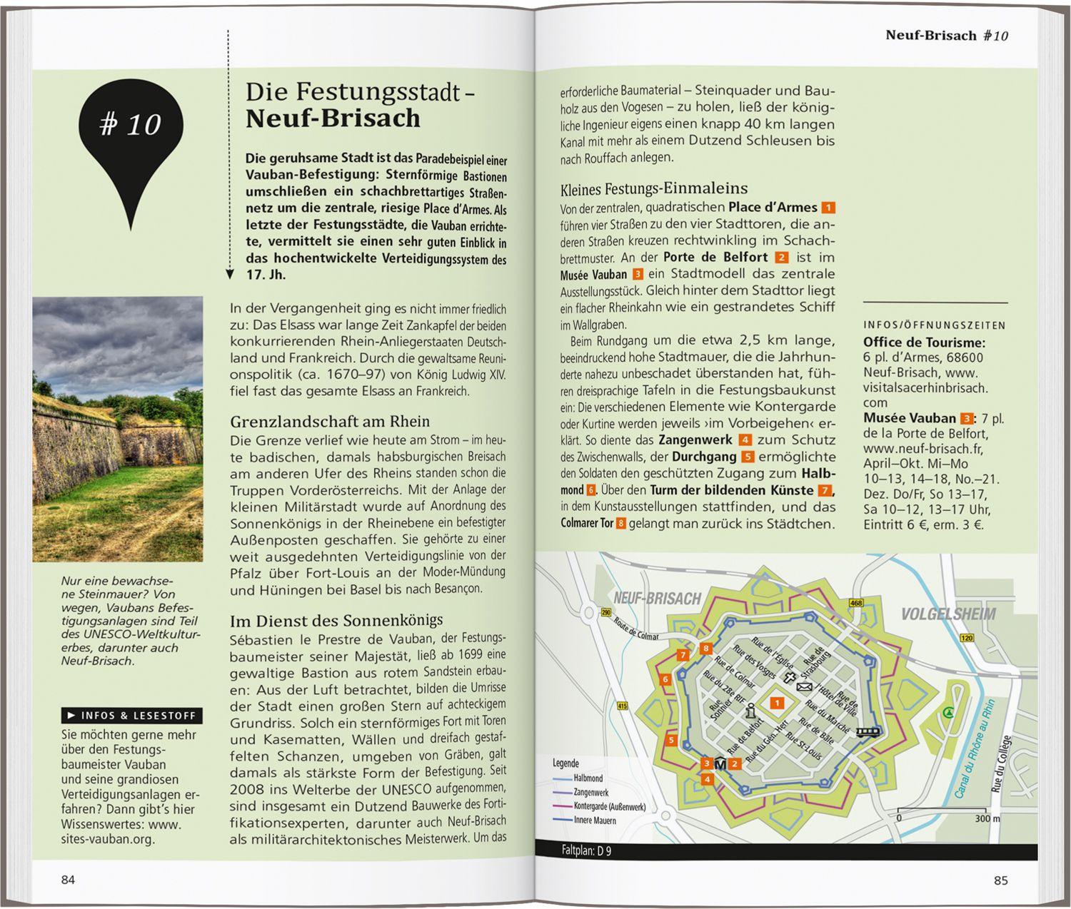 Beispielinhalt (Bild) DUMONT direkt Reiseführer Elsass