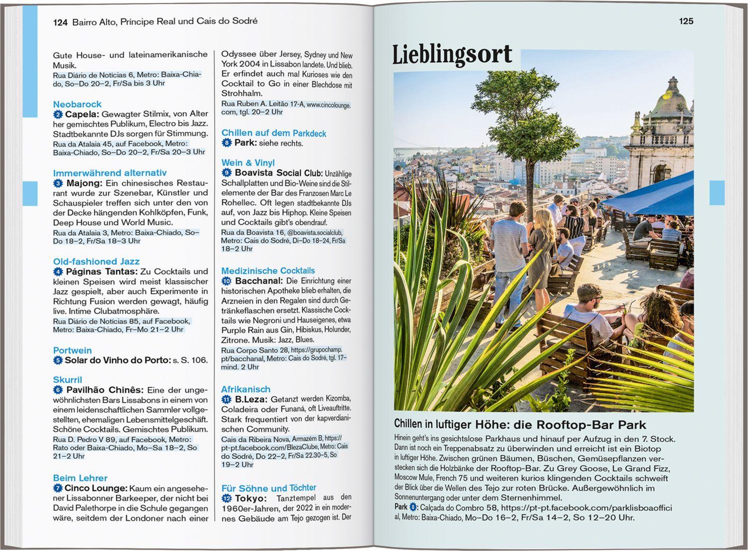 Beispielinhalt (Bild) DUMONT Reise-Taschenbuch Reiseführer Lissabon