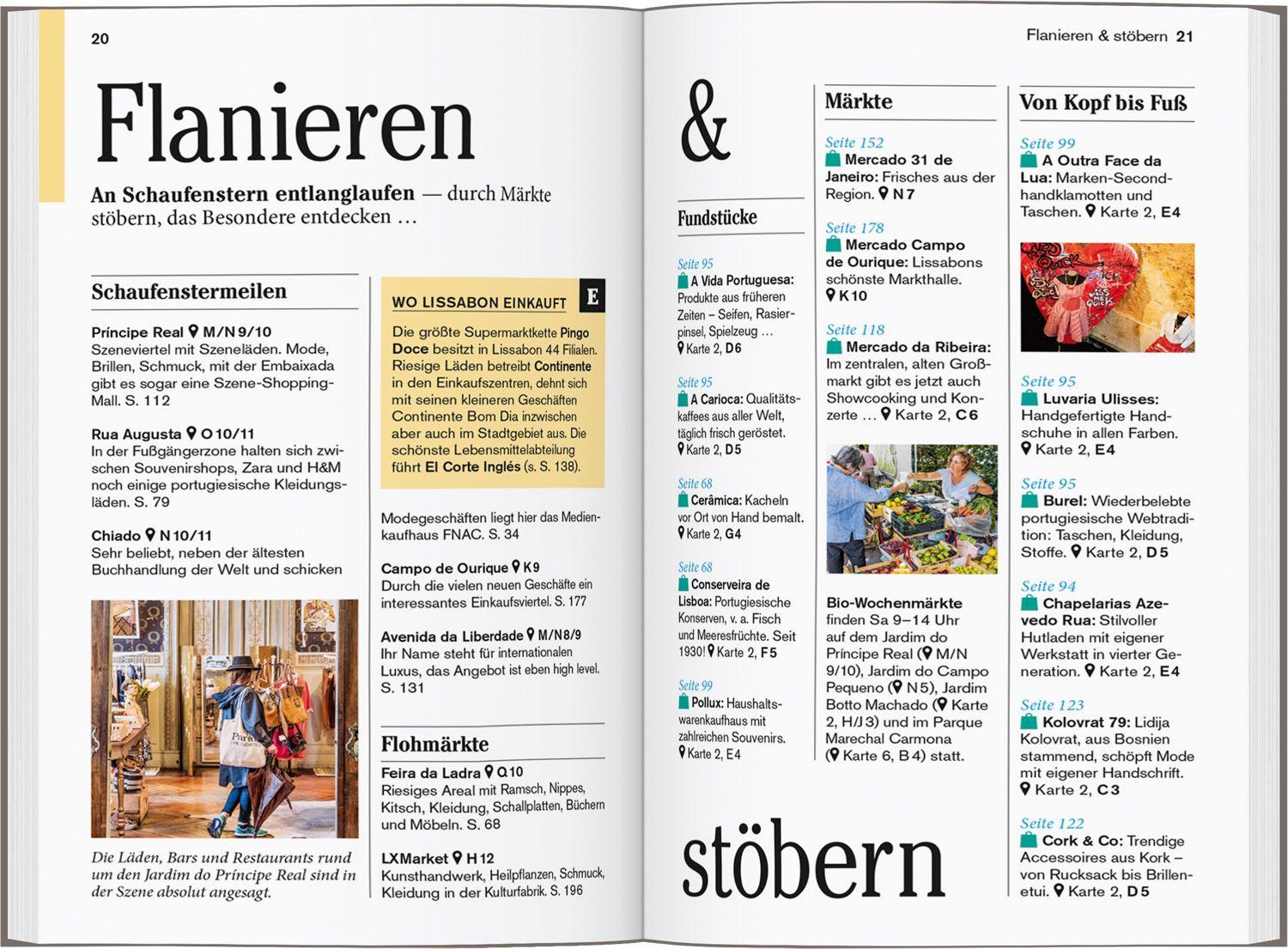 Beispielinhalt (Bild) DUMONT Reise-Taschenbuch Reiseführer Lissabon