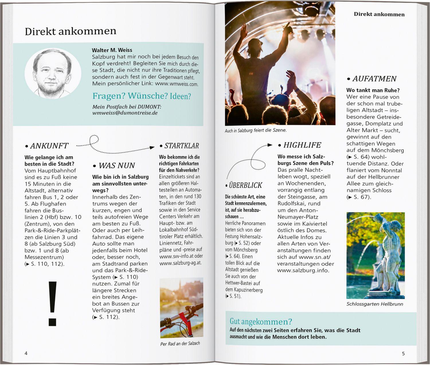 Beispielinhalt (Bild) DUMONT direkt Reiseführer Salzburg