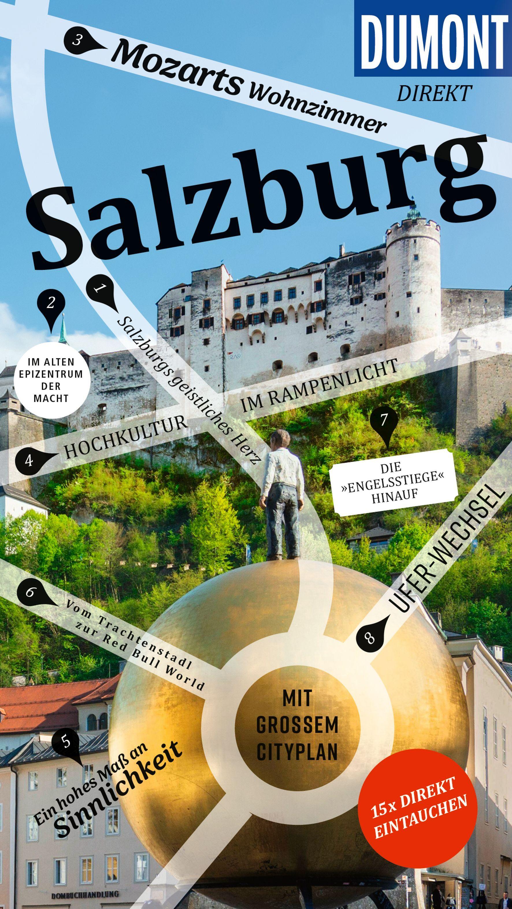 Vorderes Coverbild DUMONT direkt Reiseführer Salzburg
