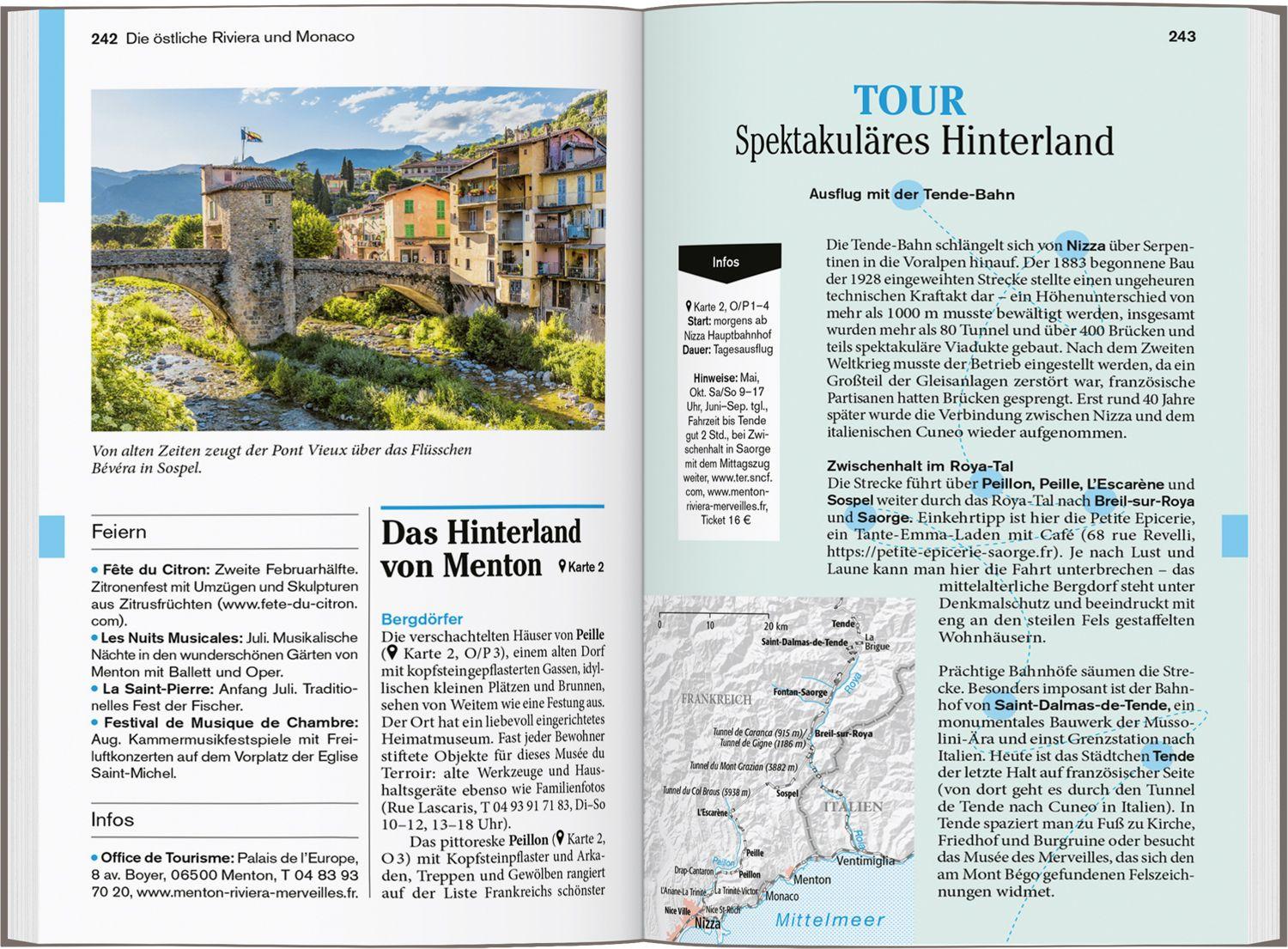 Beispielinhalt (Bild) DUMONT Reise-Taschenbuch Reiseführer Côte d'Azur