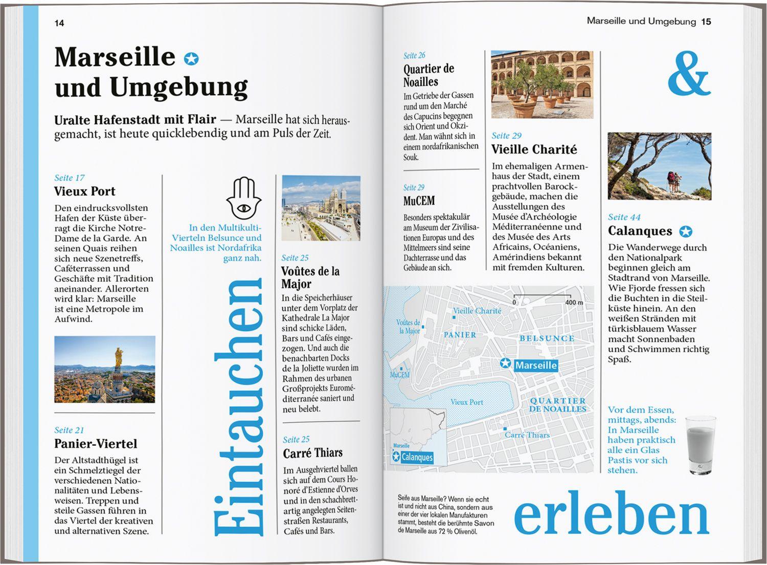 Beispielinhalt (Bild) DUMONT Reise-Taschenbuch Reiseführer Côte d'Azur