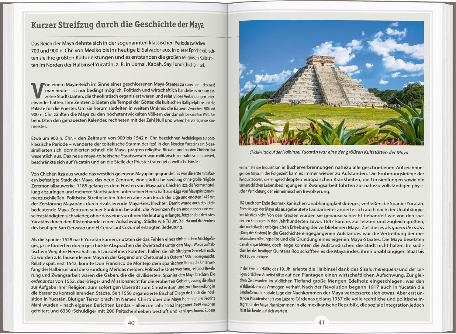 Beispielinhalt (Bild) DUMONT Reise-Handbuch Reiseführer Mexiko