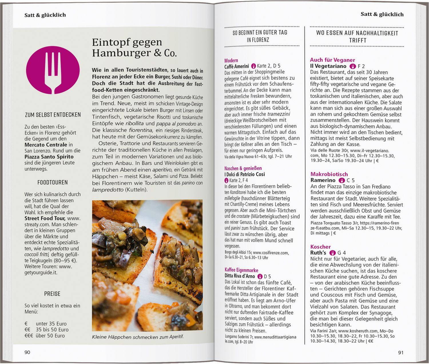 Beispielinhalt (Bild) DUMONT direkt Reiseführer Florenz