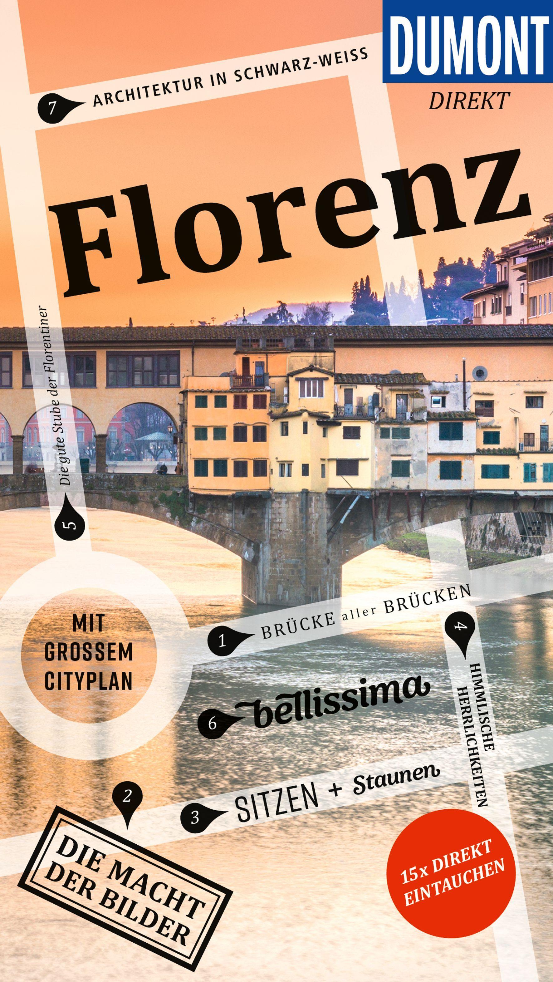 Vorderes Coverbild DUMONT direkt Reiseführer Florenz