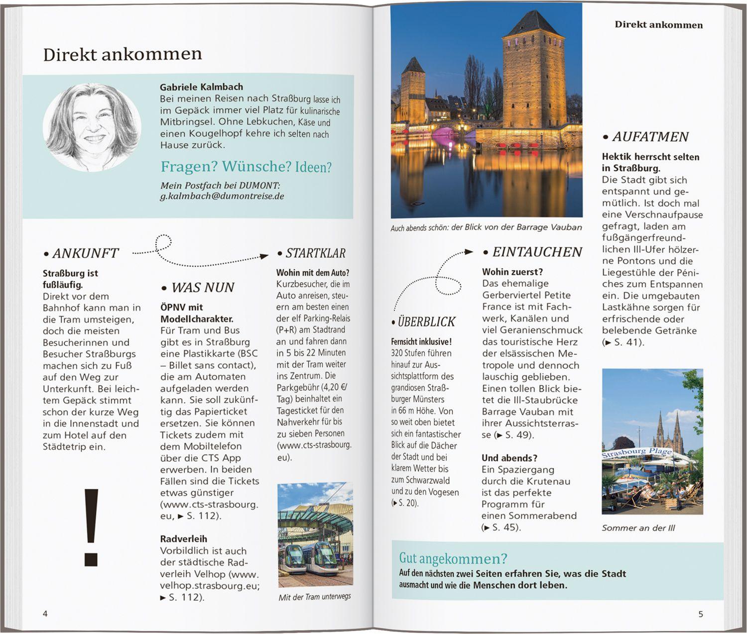 Beispielinhalt (Bild) DUMONT direkt Reiseführer Straßburg