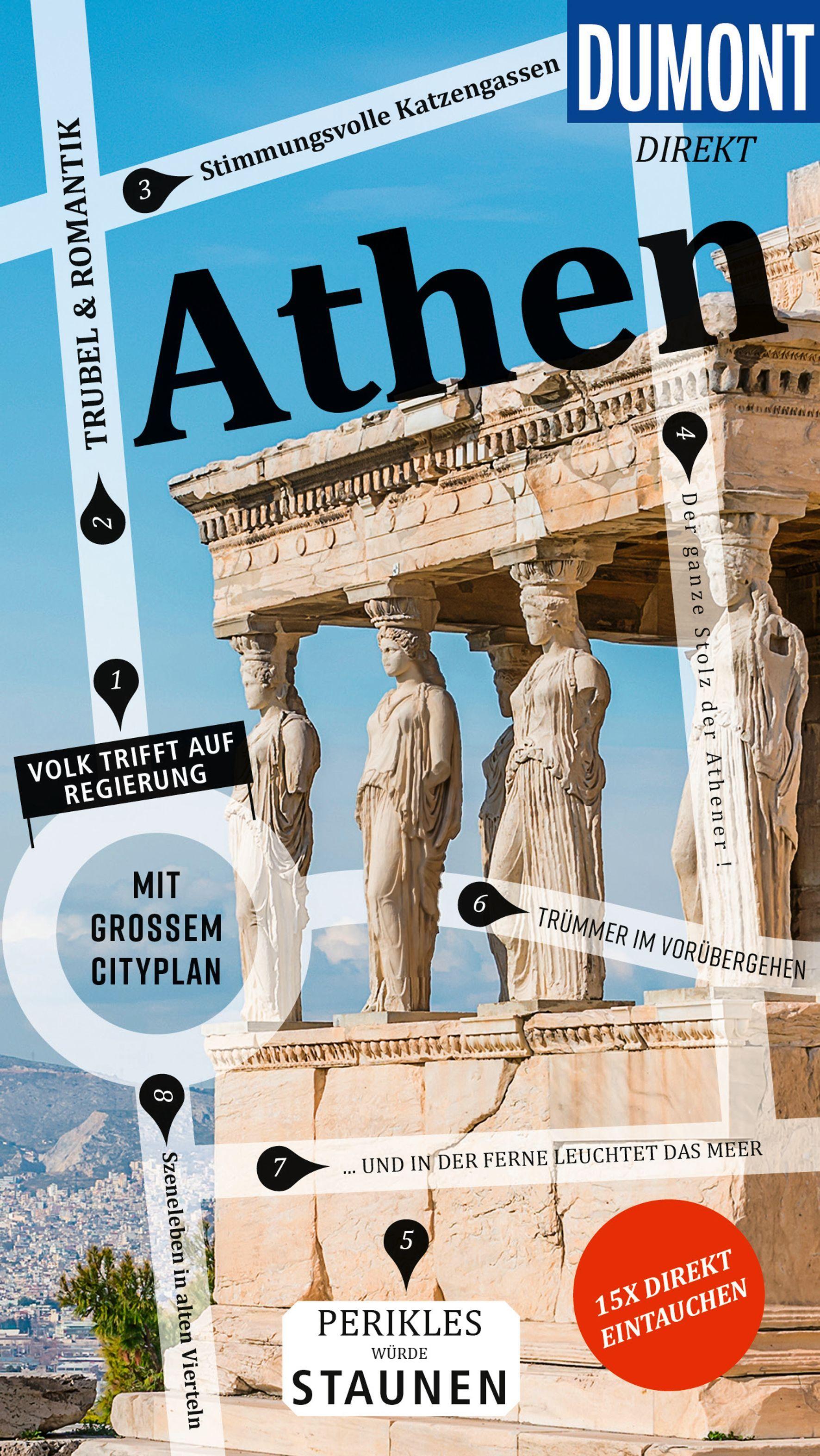 Vorderes Coverbild DUMONT direkt Reiseführer Athen