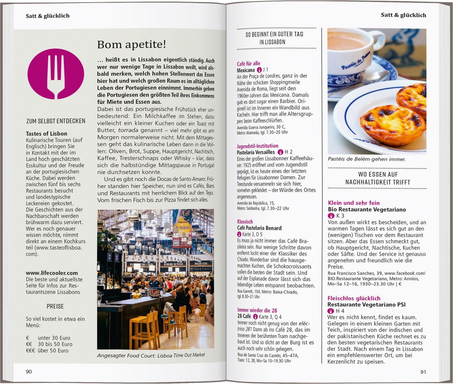 Beispielinhalt (Bild) DUMONT direkt Reiseführer Lissabon