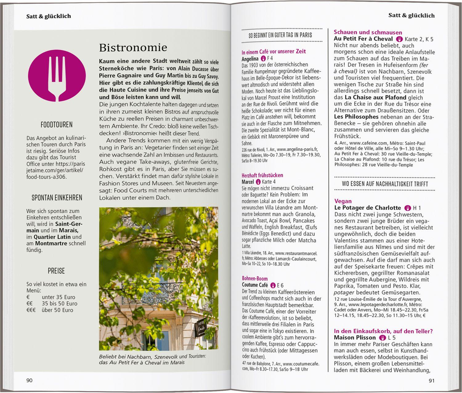 Beispielinhalt (Bild) DUMONT direkt Reiseführer Paris