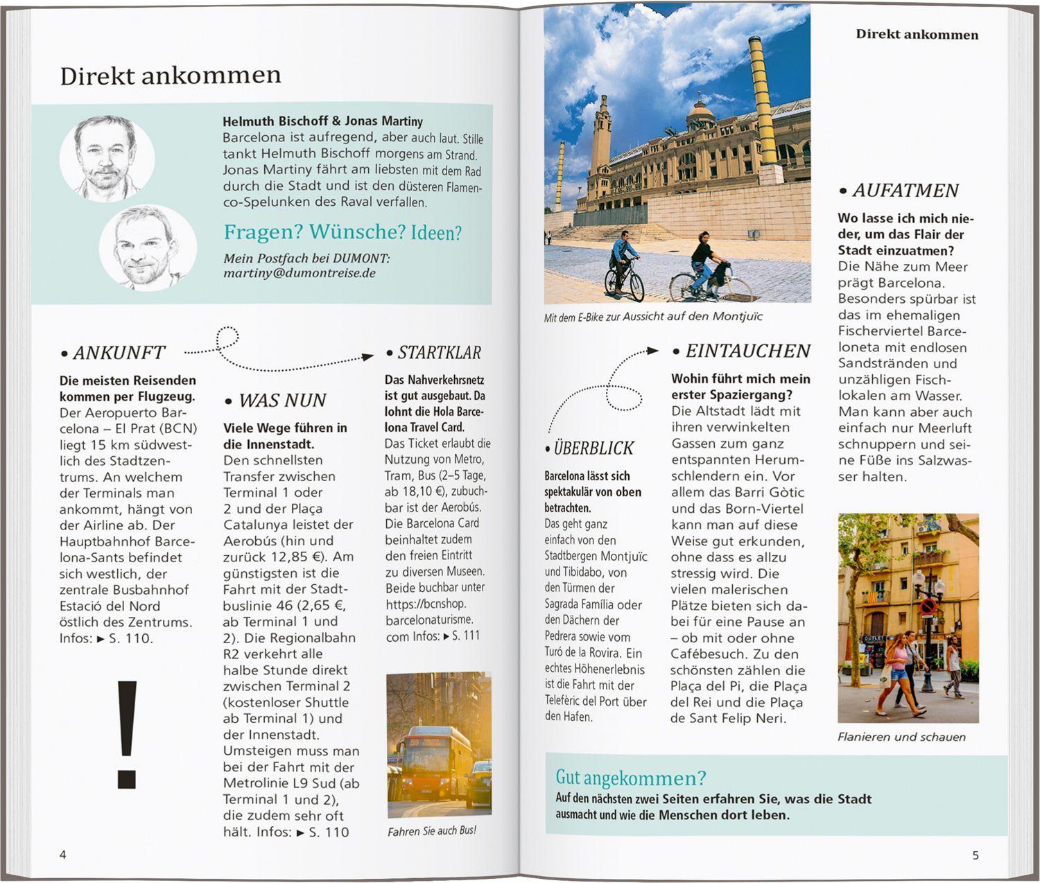Beispielinhalt (Bild) DUMONT direkt Reiseführer Barcelona