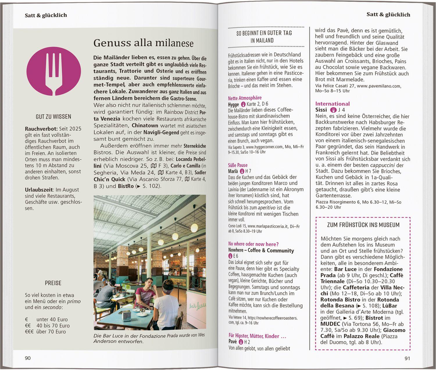 Beispielinhalt (Bild) DUMONT direkt Reiseführer Mailand