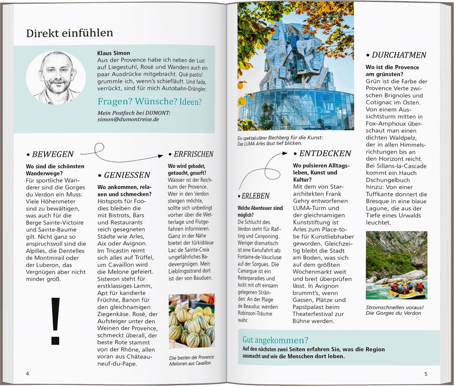 Beispielinhalt (Bild) DUMONT direkt Reiseführer Provence