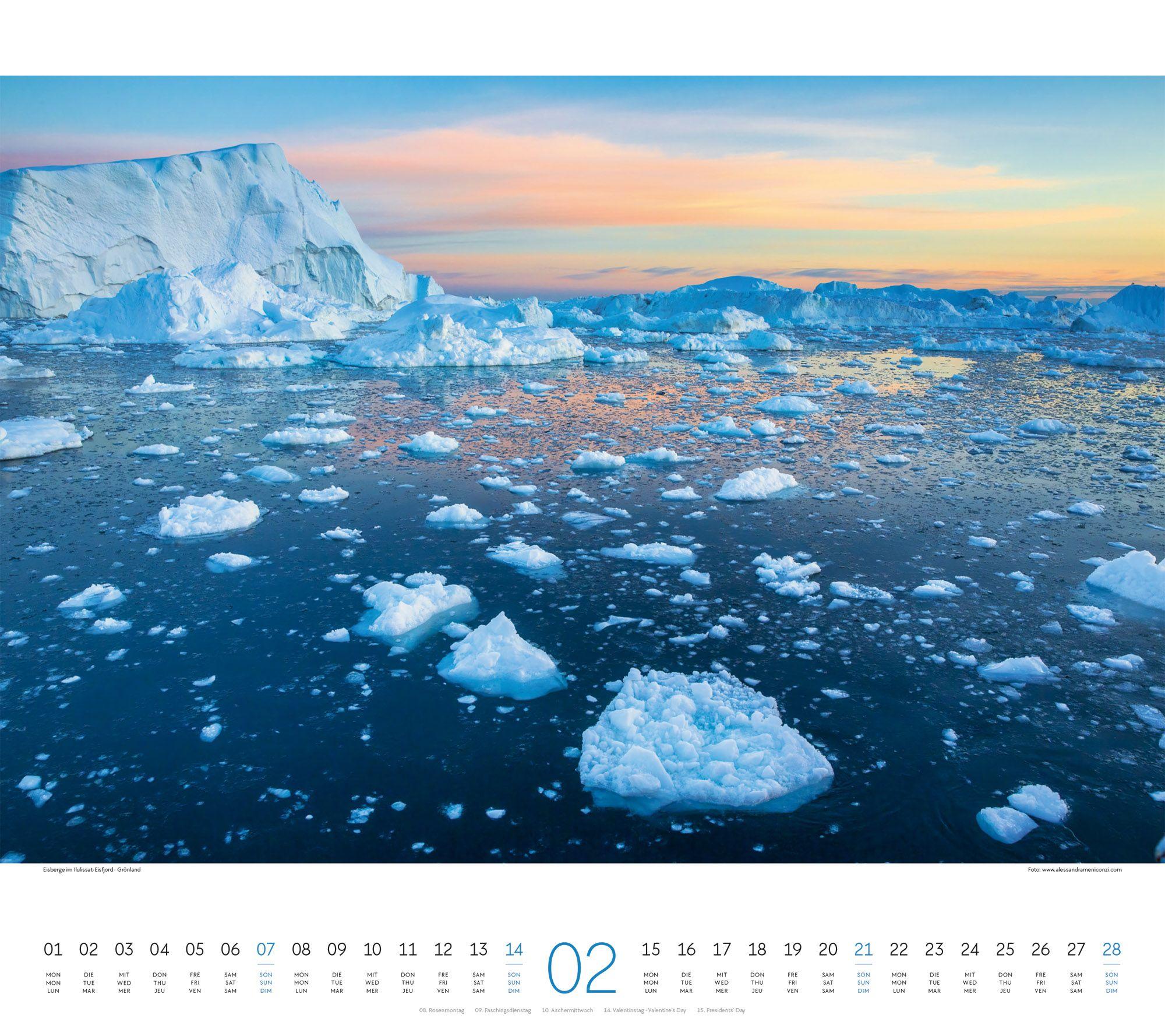 Beispielinhalt (Bild) Phantastische Landschaften Kalender 2027