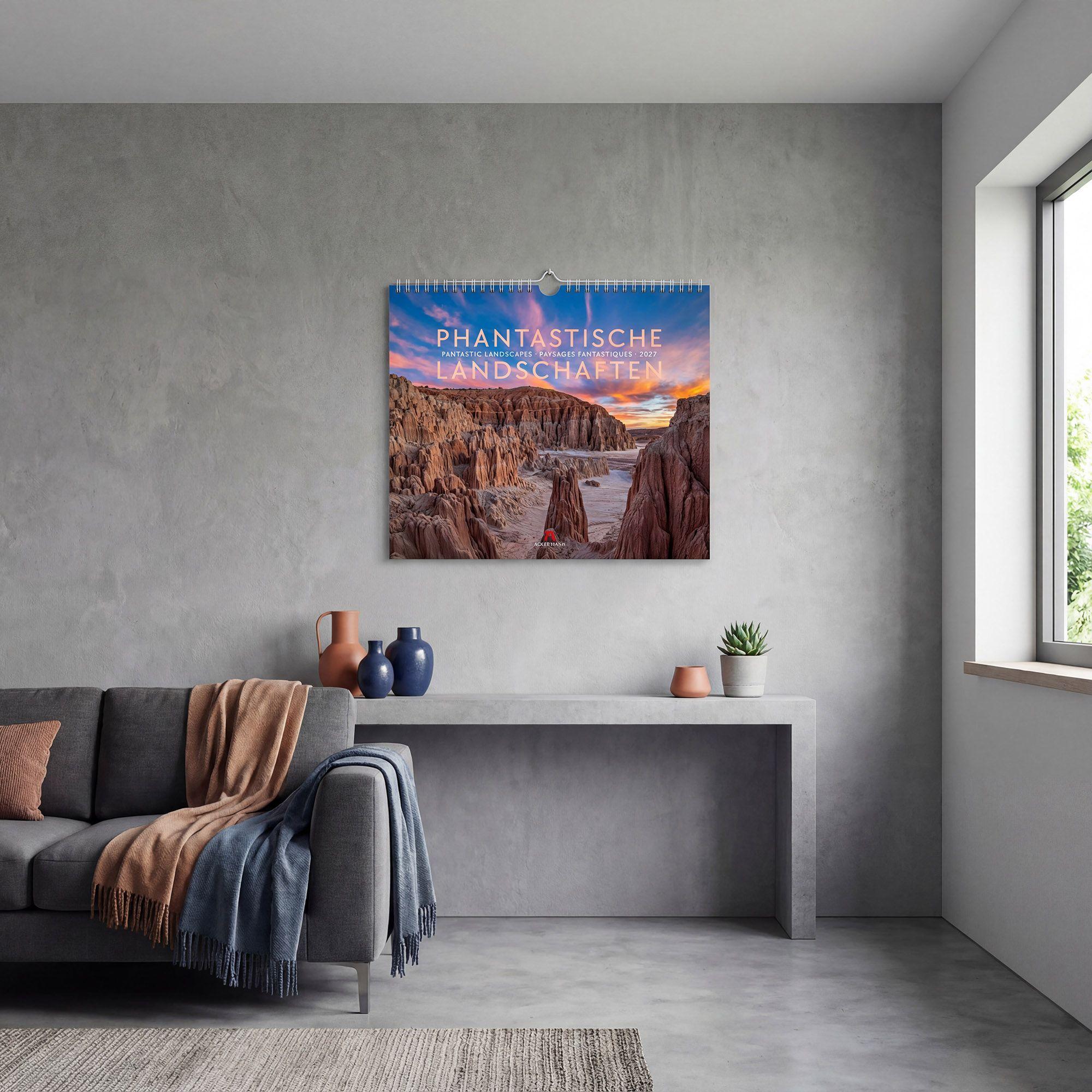 Beispielinhalt (Bild) Phantastische Landschaften Kalender 2027