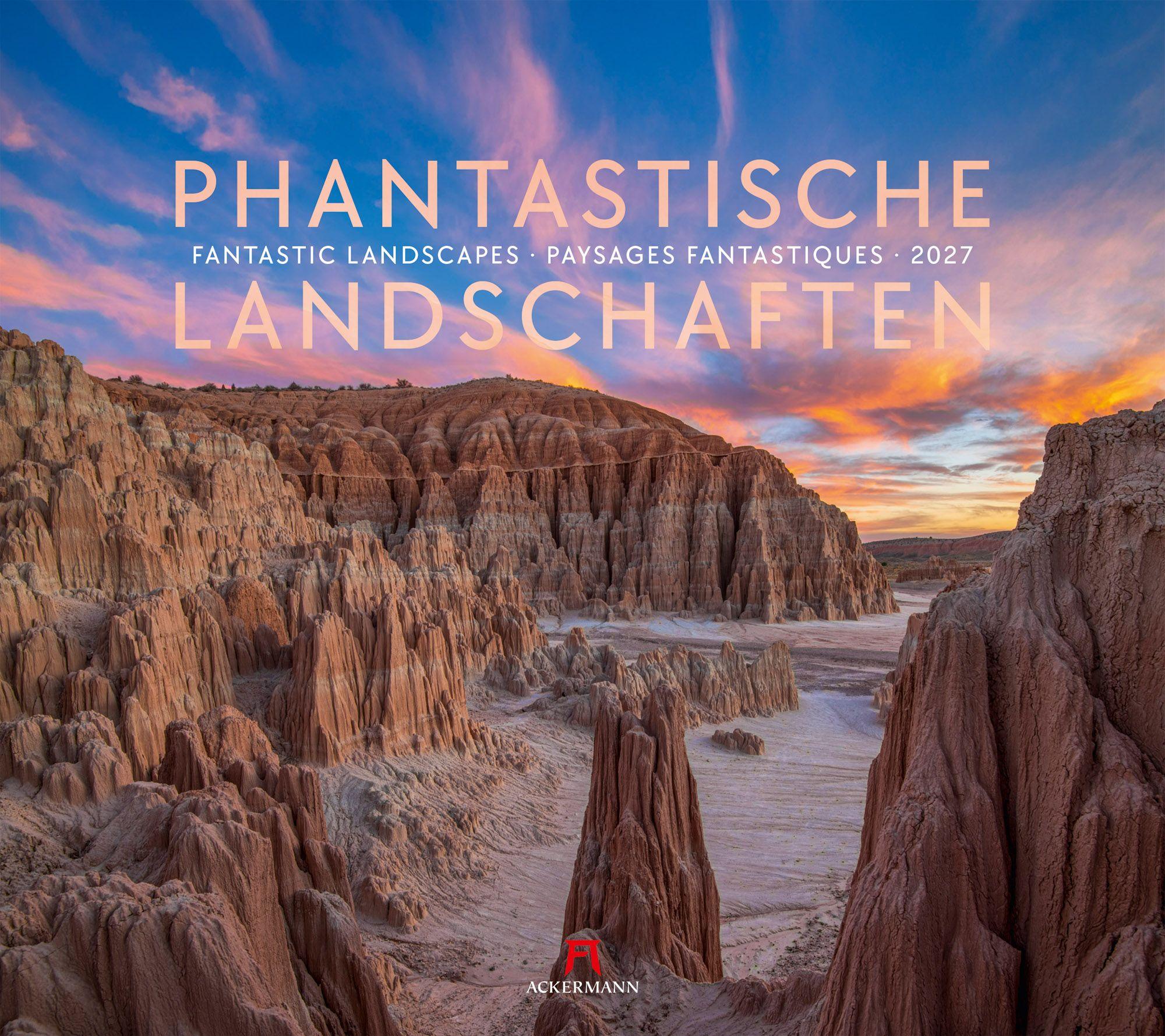 Vorderes Coverbild Phantastische Landschaften Kalender 2027