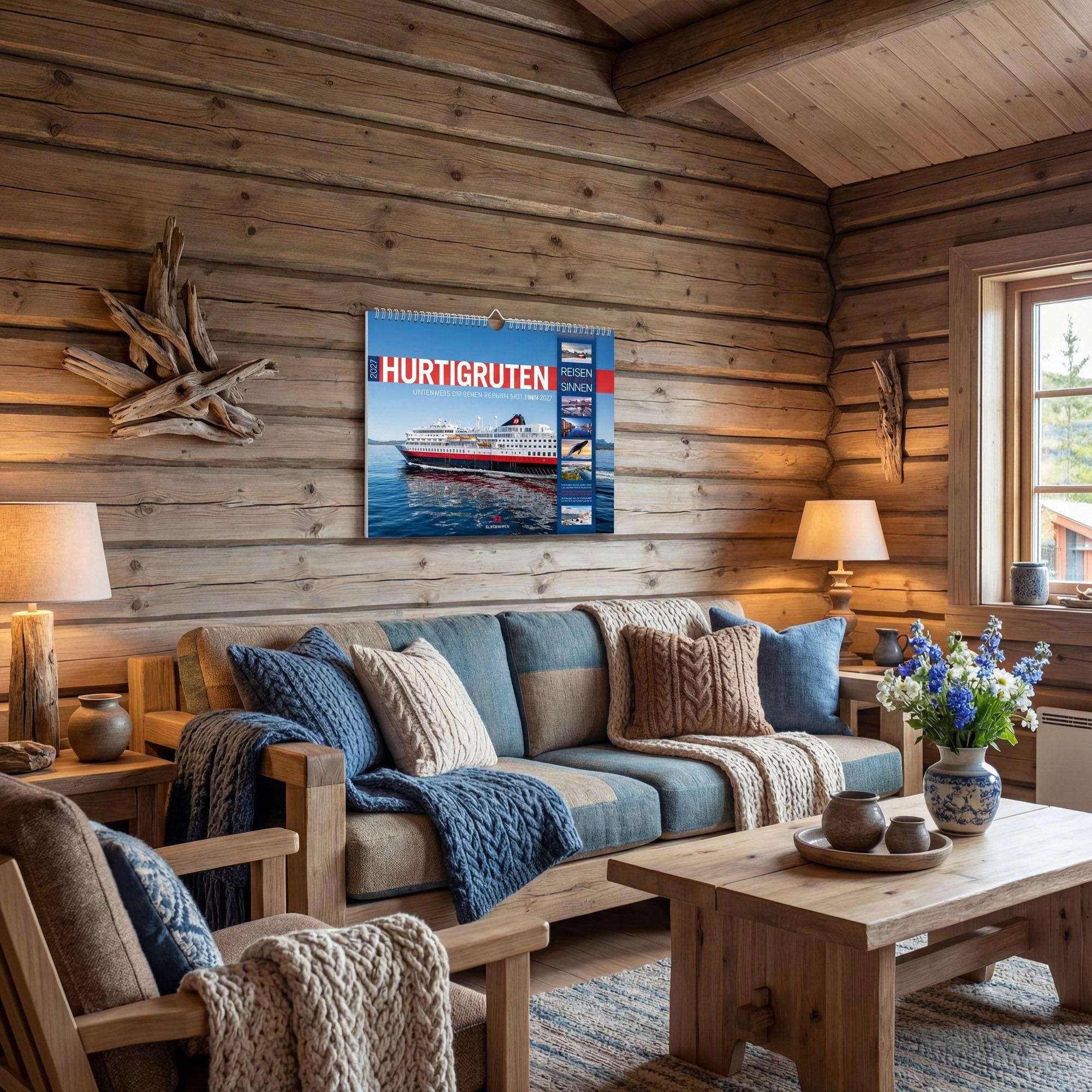 Beispielinhalt (Bild) Hurtigruten Kalender 2027 | Unterwegs zwischen Bergen und Kirkenes