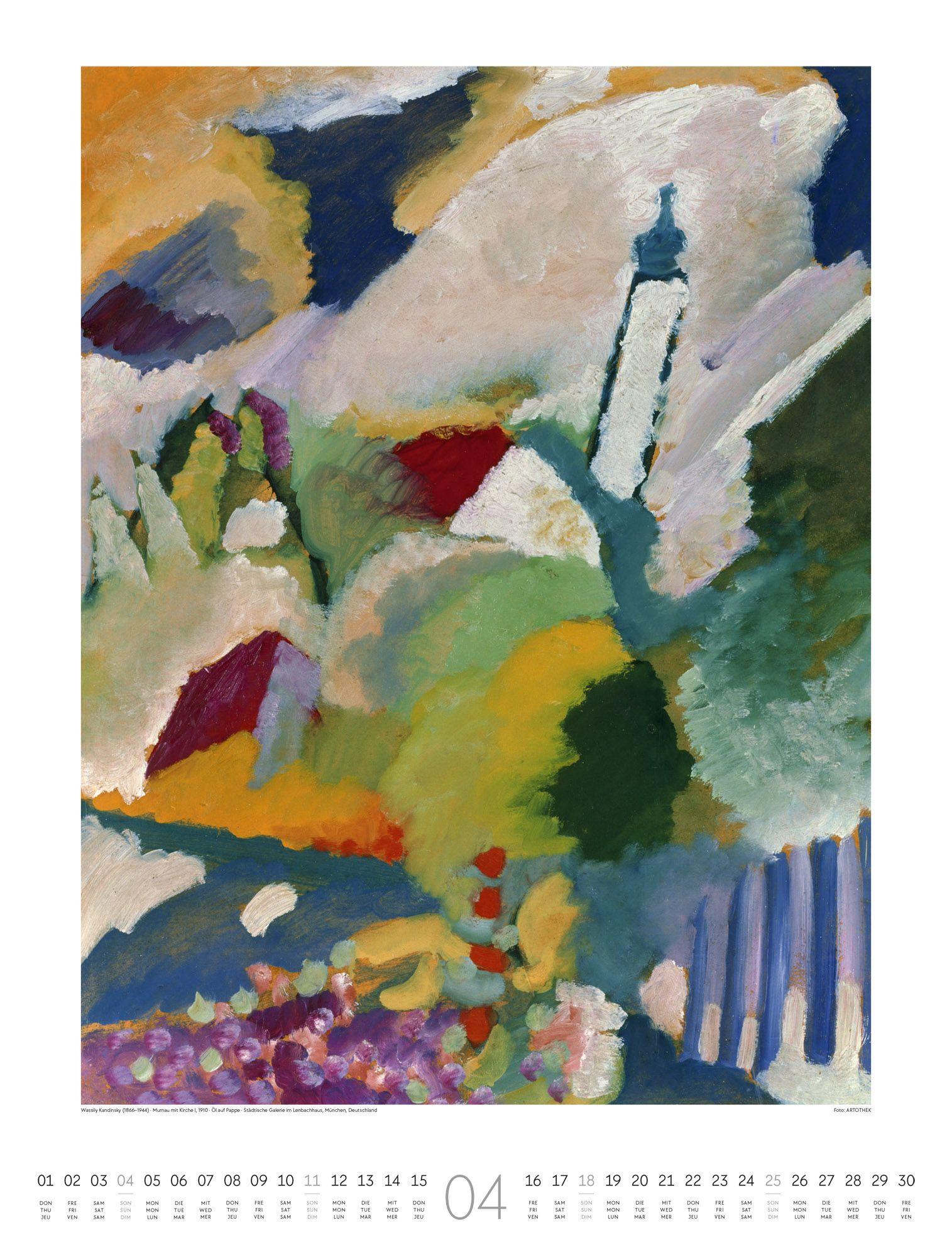 Beispielinhalt (Bild) Expressionismus Kalender 2027