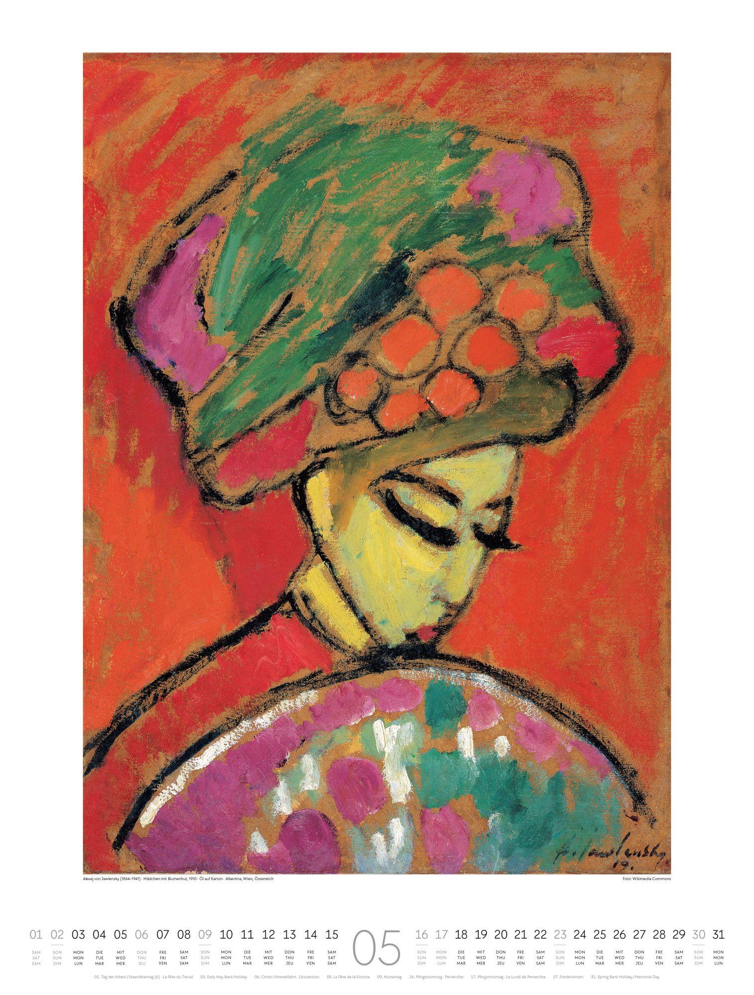 Beispielinhalt (Bild) Expressionismus Kalender 2027