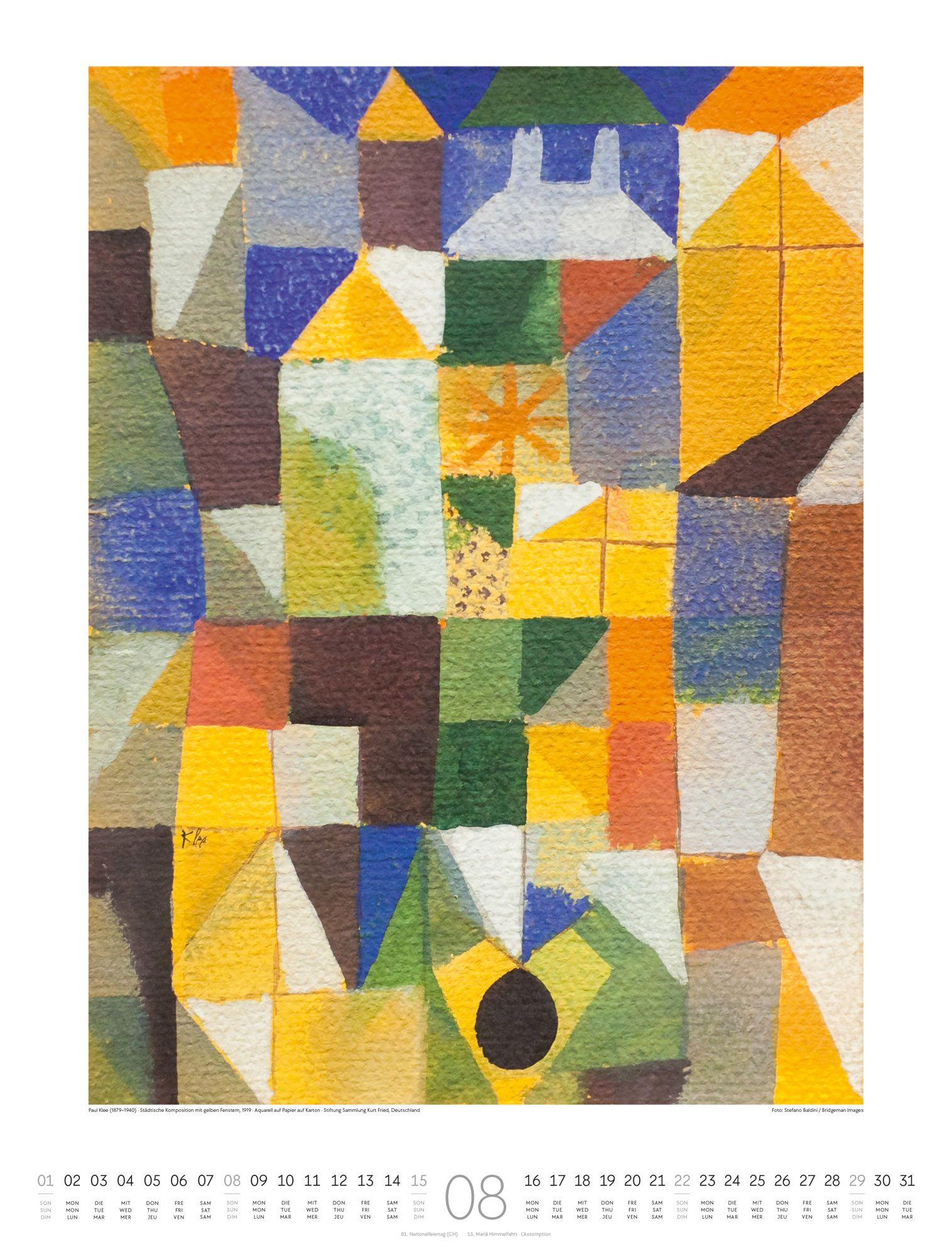 Beispielinhalt (Bild) Expressionismus Kalender 2027