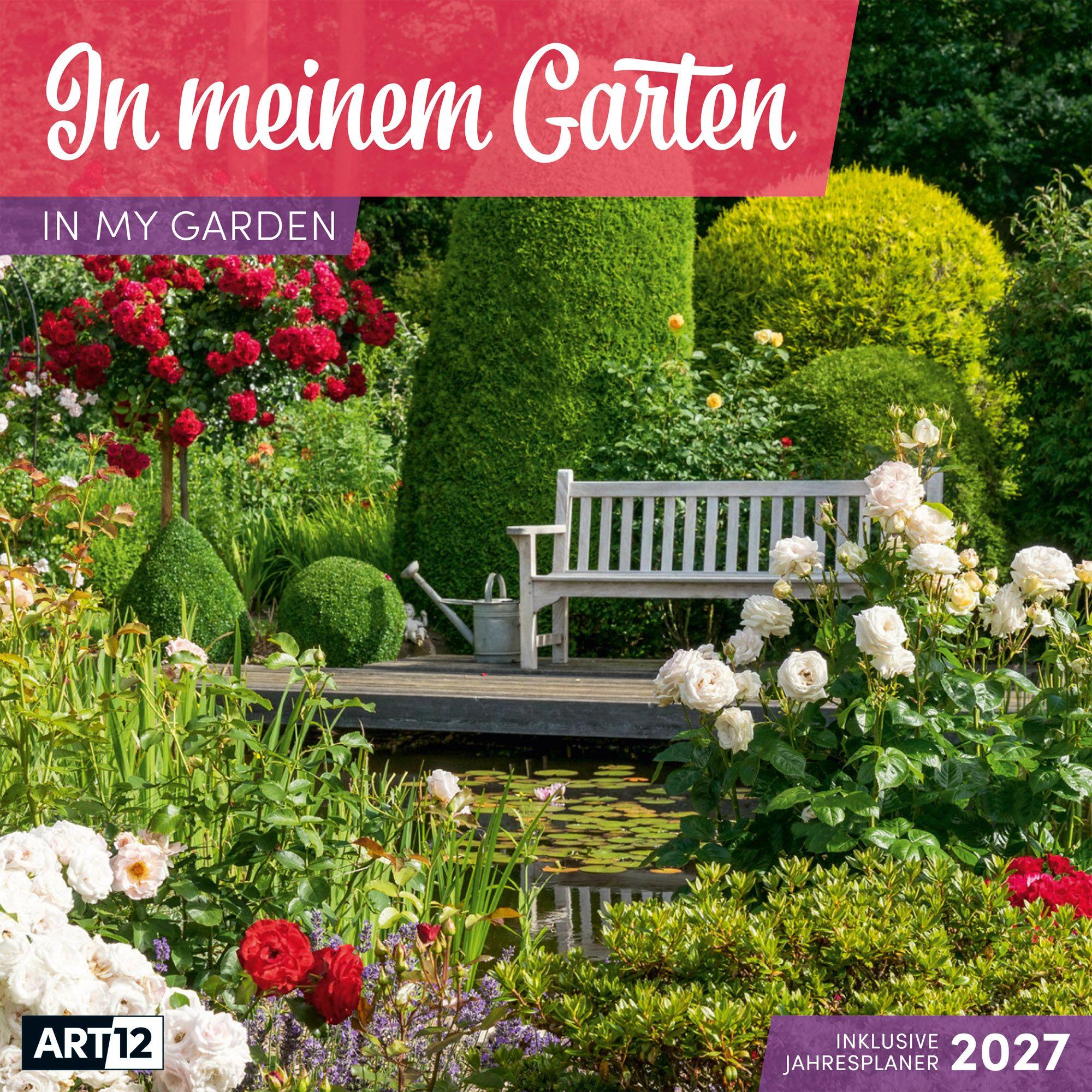 Vorderes Coverbild In meinem Garten Kalender 2027 - 30x30 - Art12