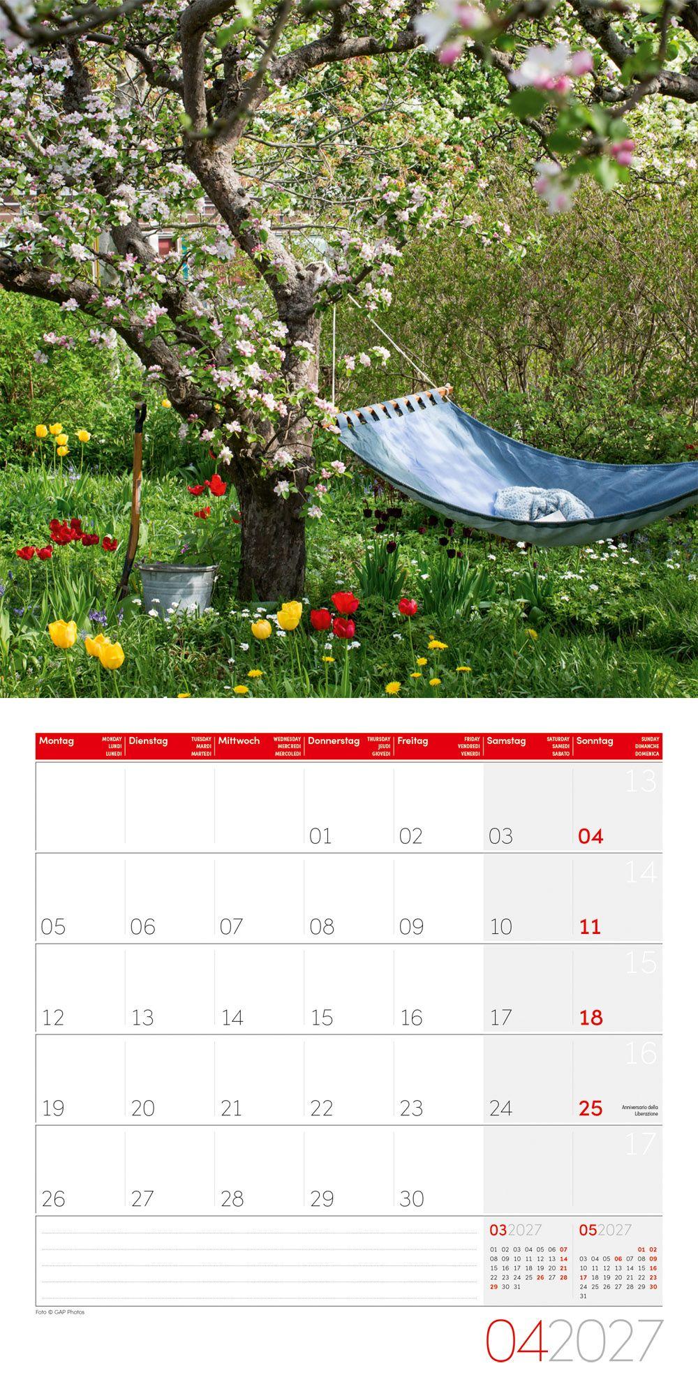 Beispielinhalt (Bild) Landleben Kalender 2027 - 30x30 - Art12