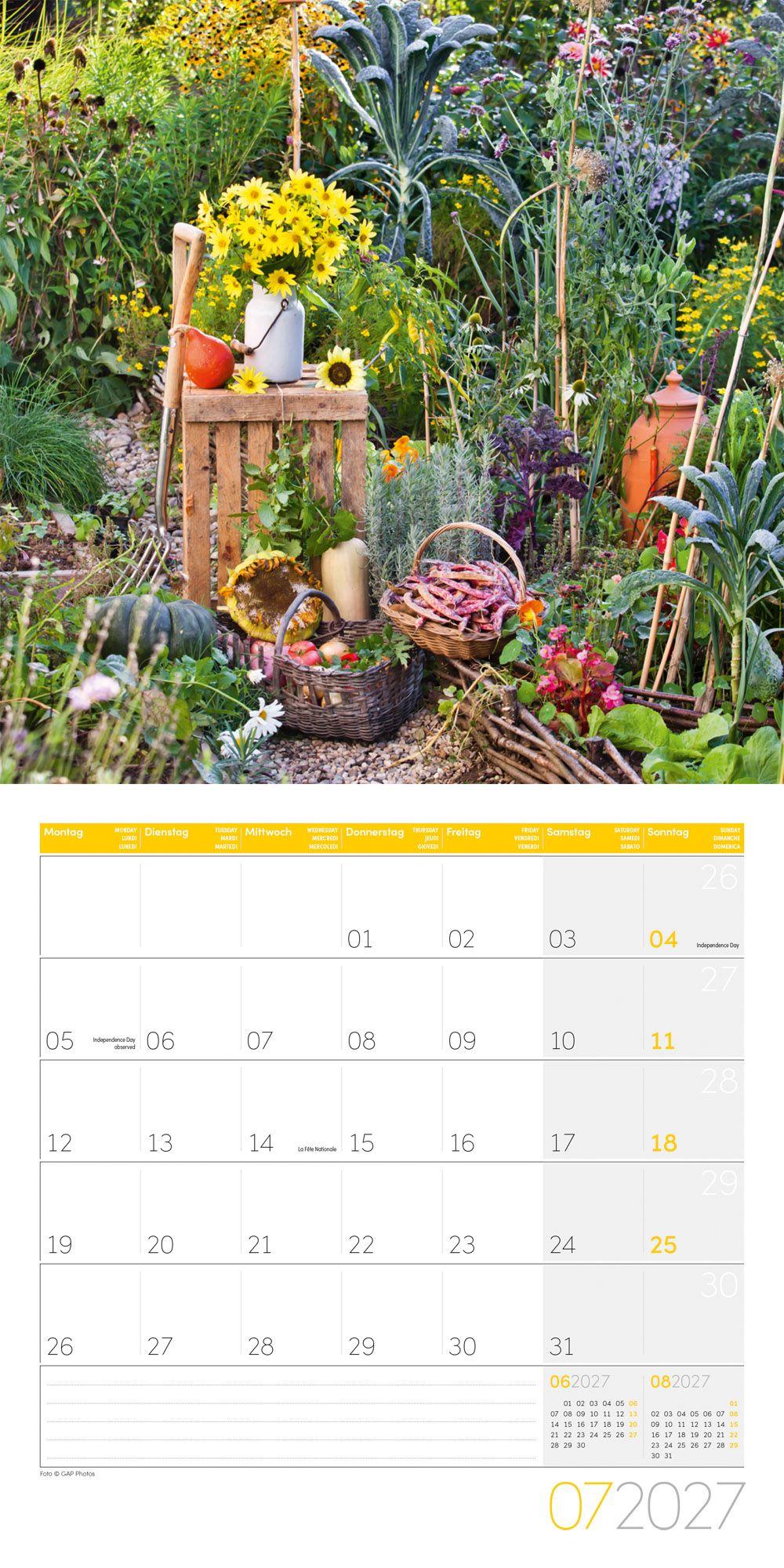 Beispielinhalt (Bild) Landleben Kalender 2027 - 30x30 - Art12