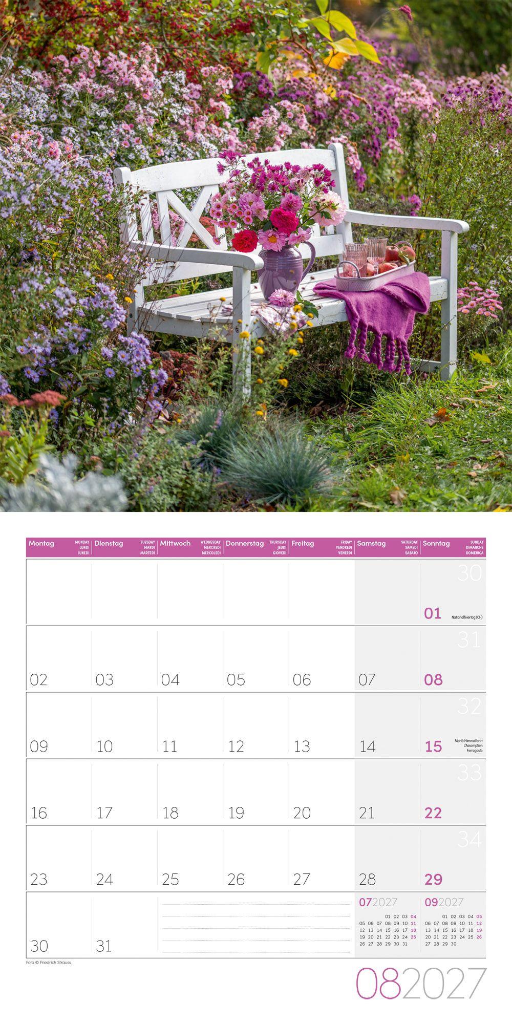 Beispielinhalt (Bild) Landleben Kalender 2027 - 30x30 - Art12