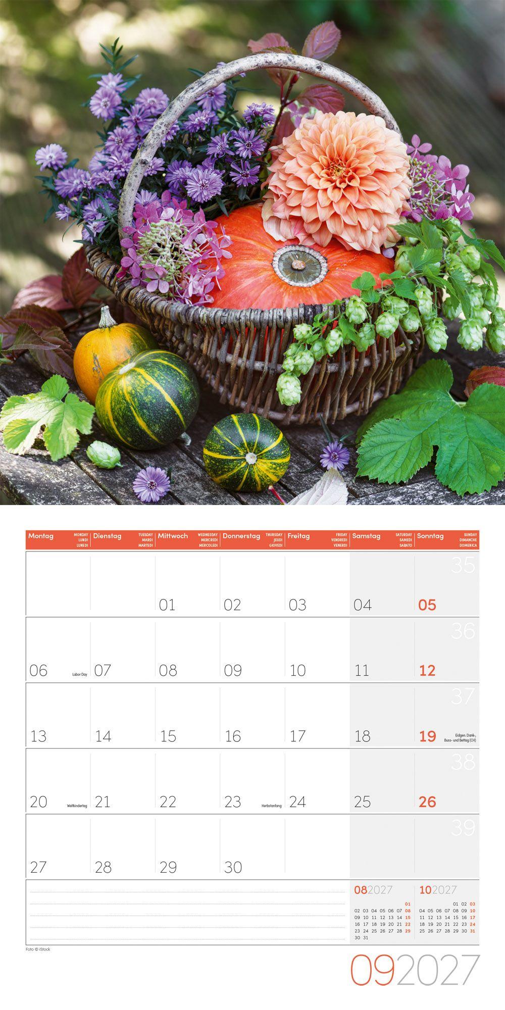 Beispielinhalt (Bild) Landleben Kalender 2027 - 30x30 - Art12