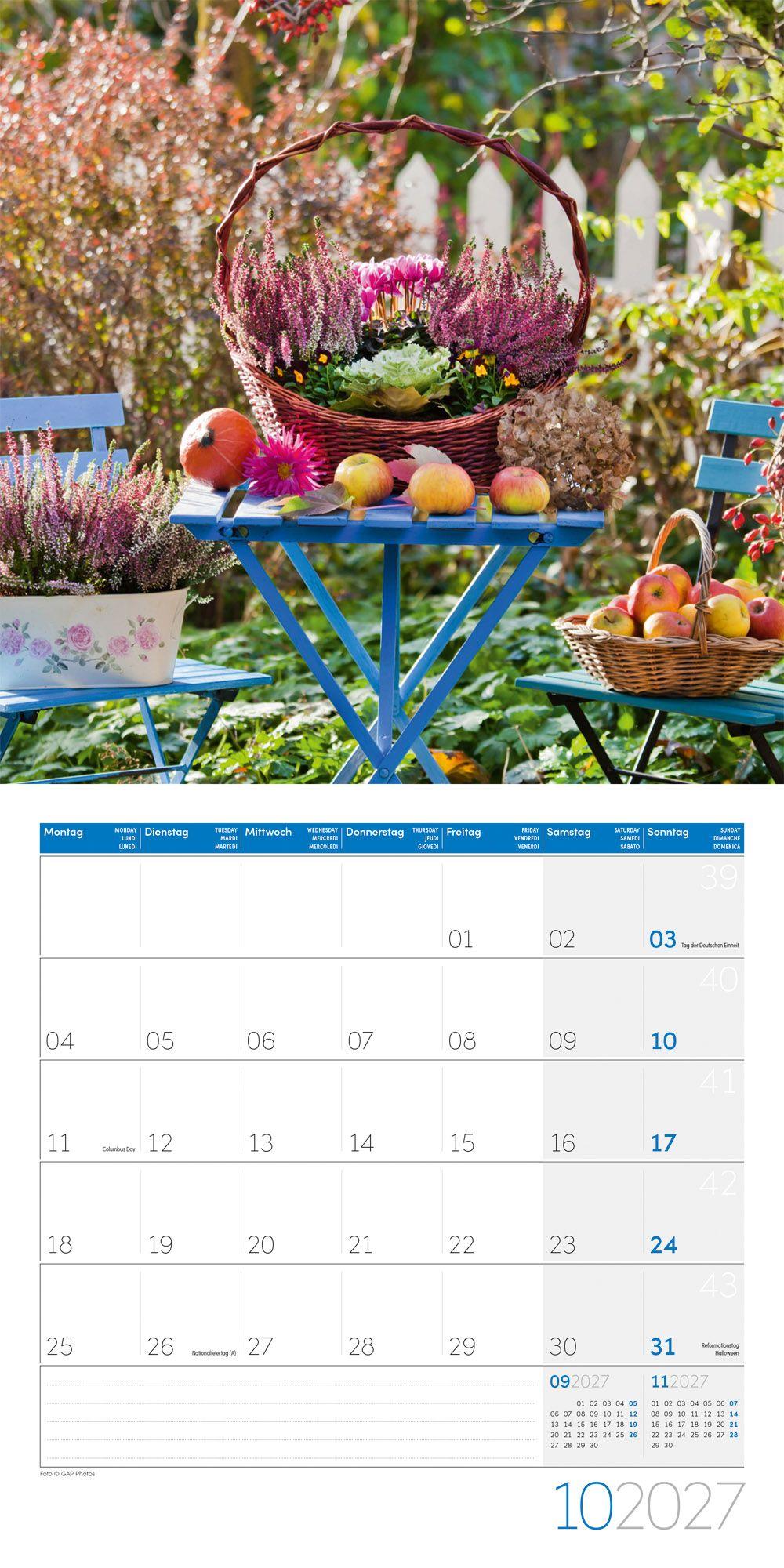 Beispielinhalt (Bild) Landleben Kalender 2027 - 30x30 - Art12