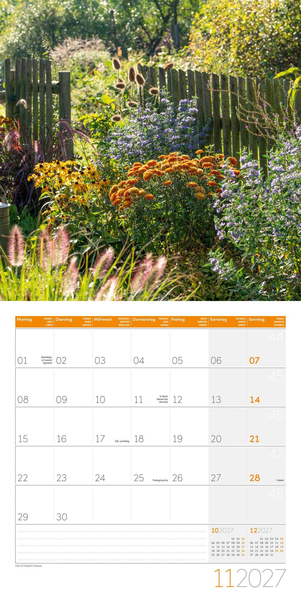 Beispielinhalt (Bild) Landleben Kalender 2027 - 30x30 - Art12