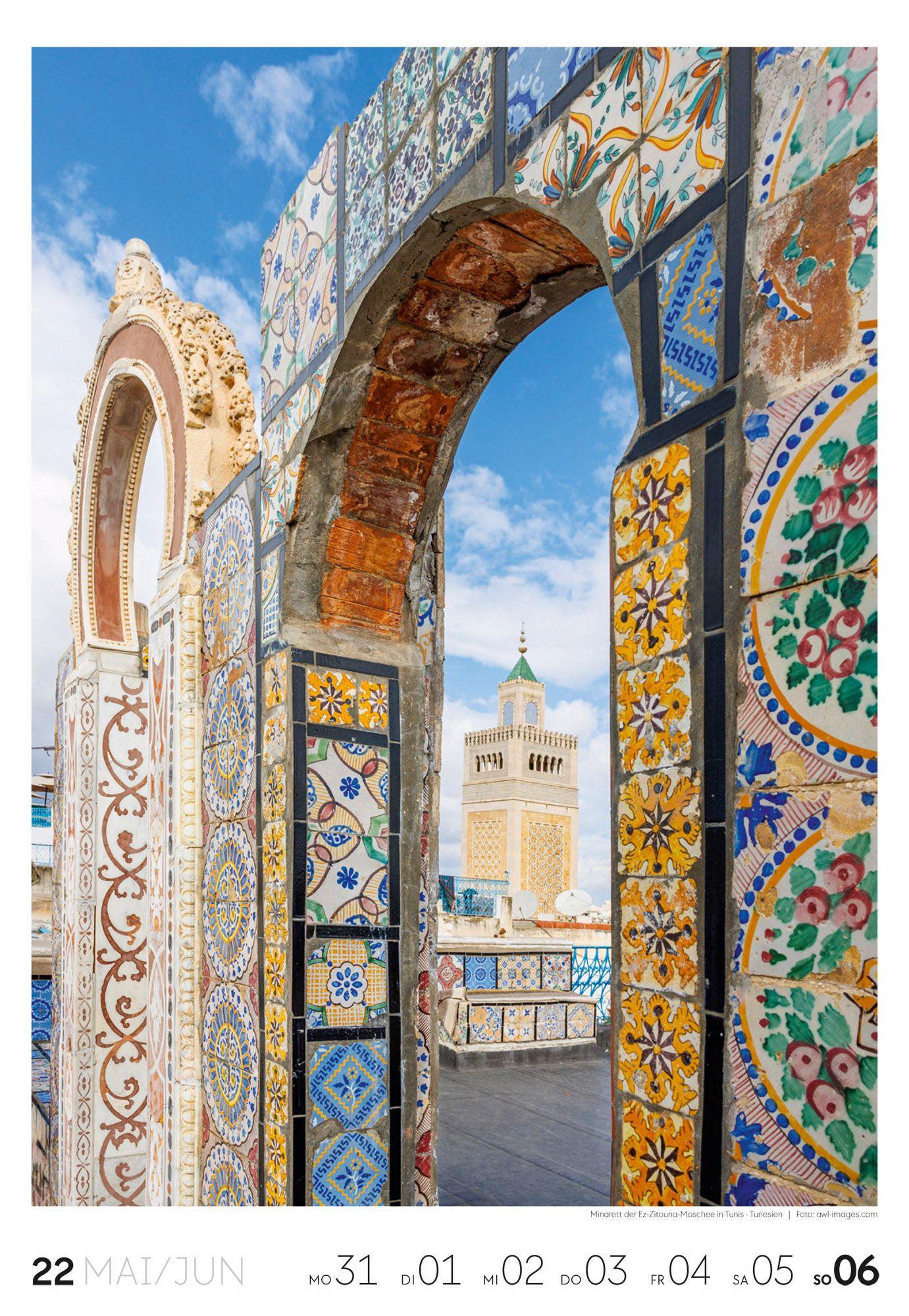 Beispielinhalt (Bild) Reisen Wochenkalender 2027