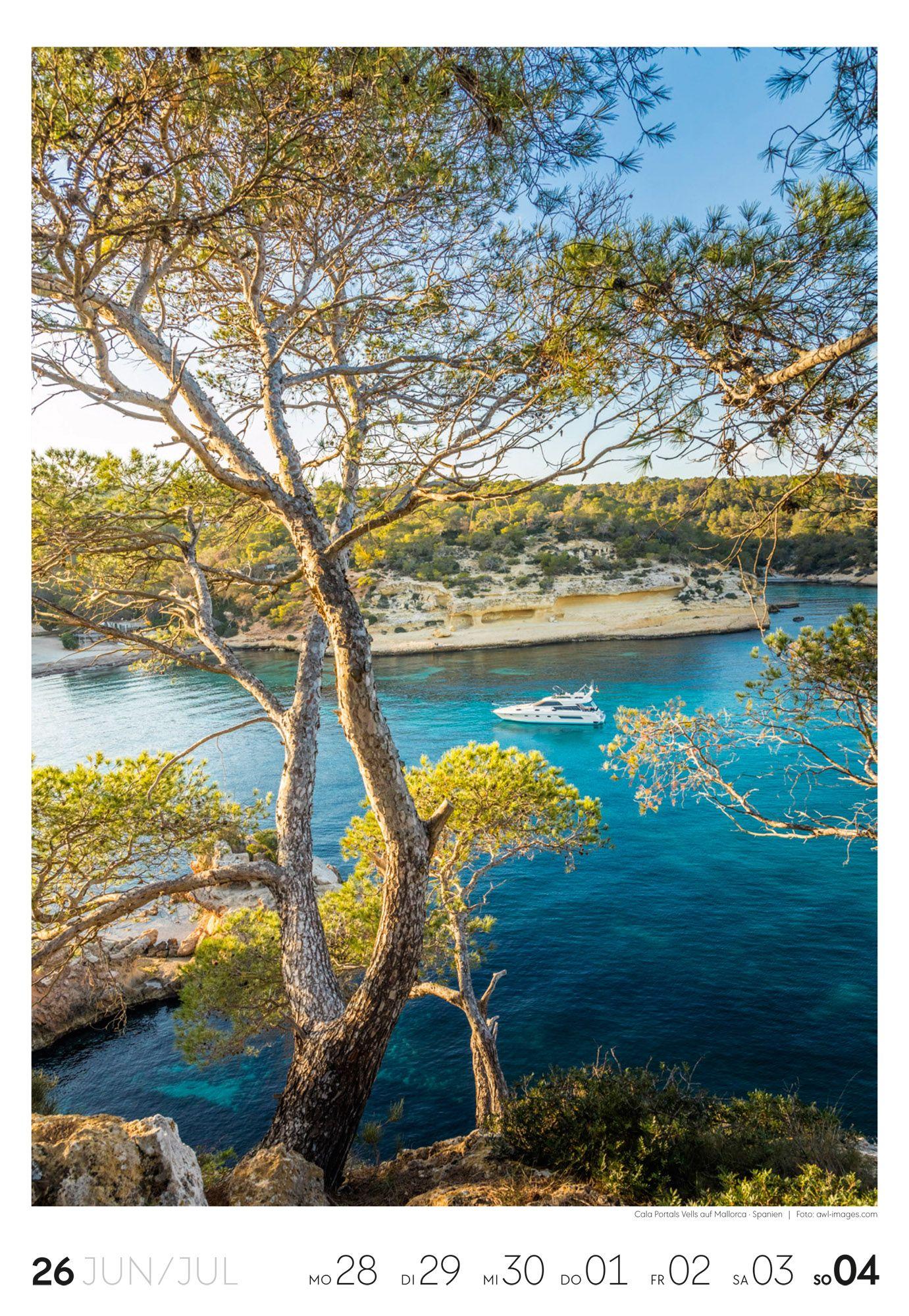 Beispielinhalt (Bild) Reisen Wochenkalender 2027