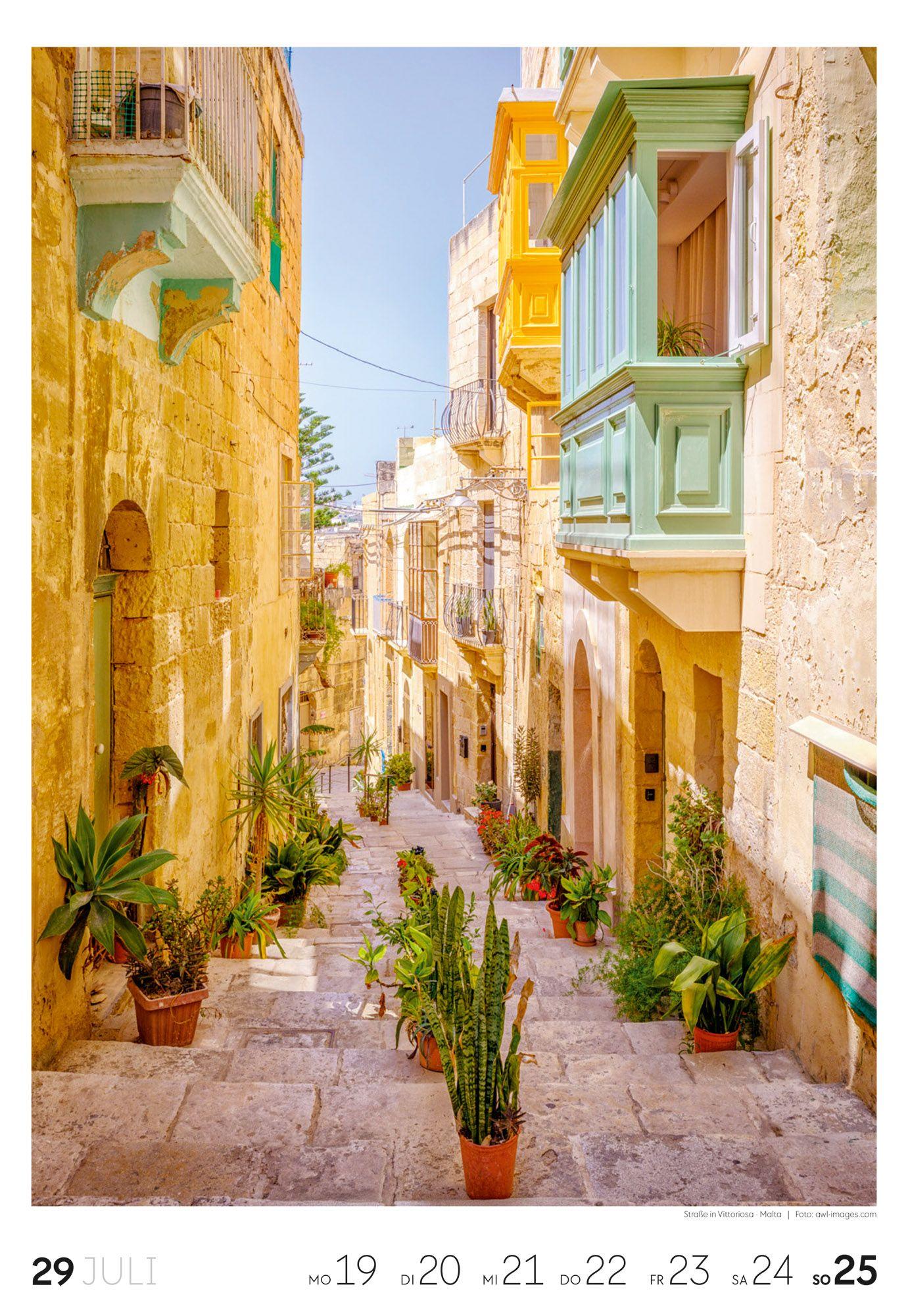 Beispielinhalt (Bild) Reisen Wochenkalender 2027