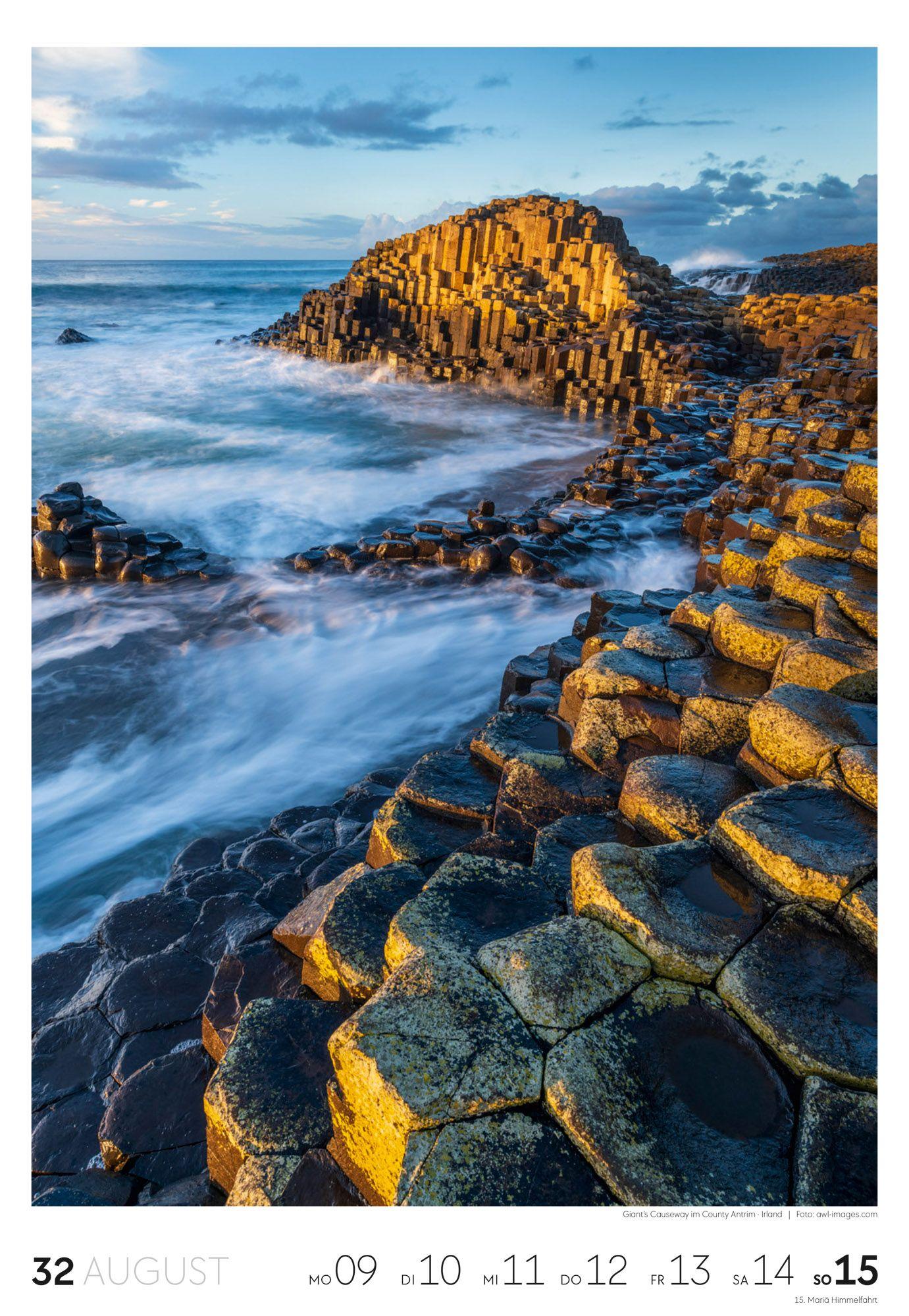 Beispielinhalt (Bild) Reisen Wochenkalender 2027