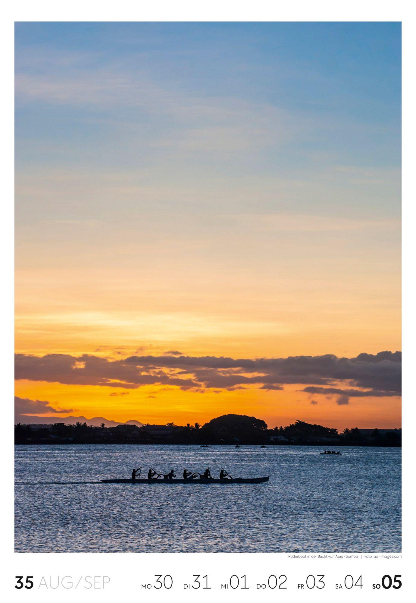 Beispielinhalt (Bild) Reisen Wochenkalender 2027