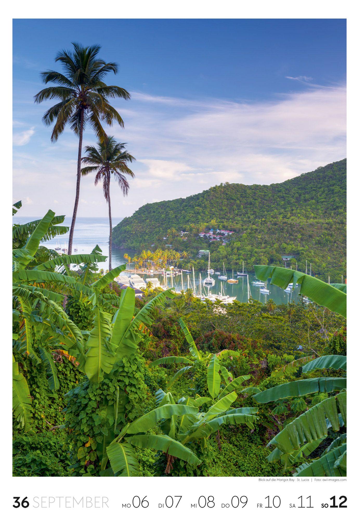 Beispielinhalt (Bild) Reisen Wochenkalender 2027