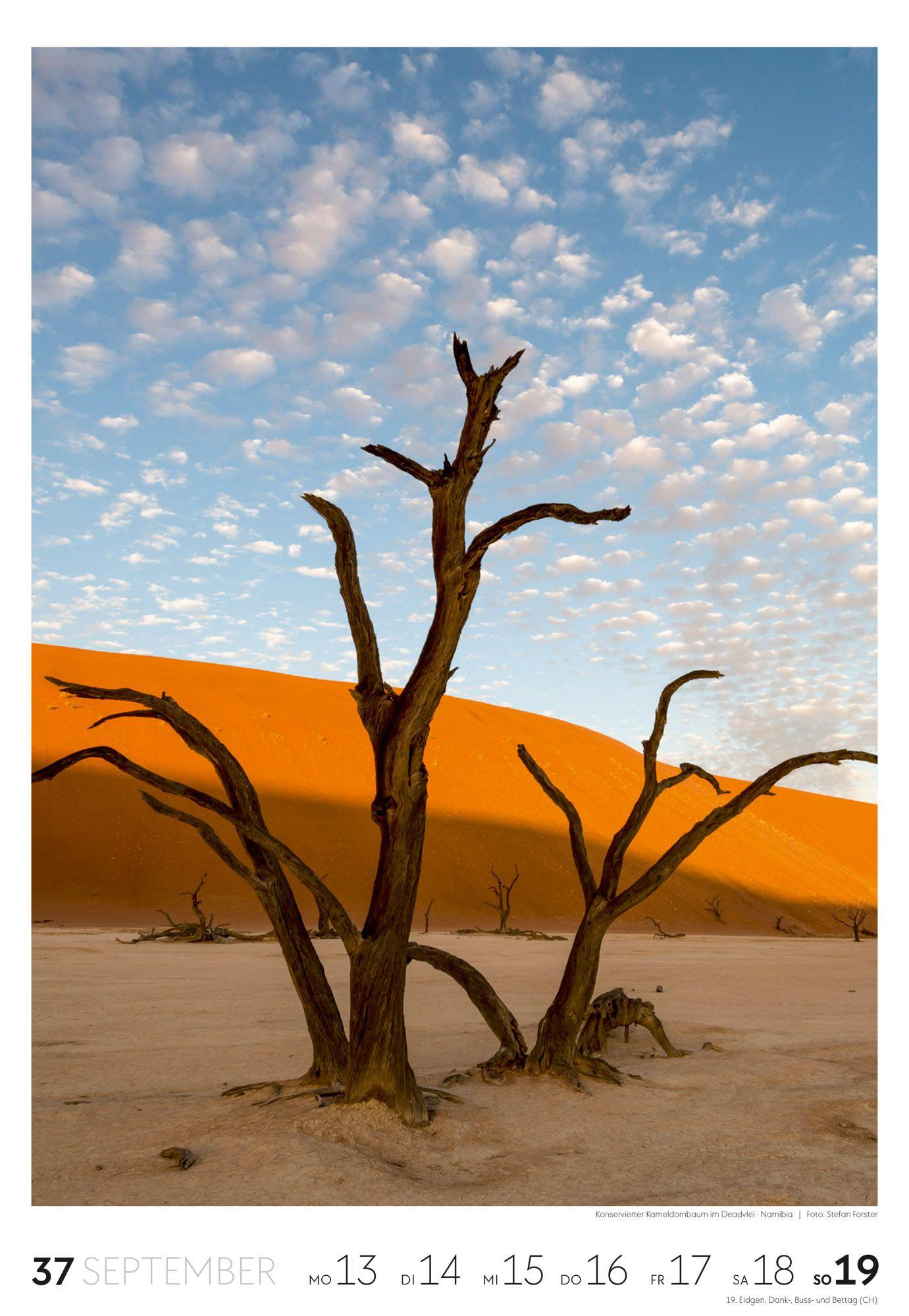 Beispielinhalt (Bild) Reisen Wochenkalender 2027