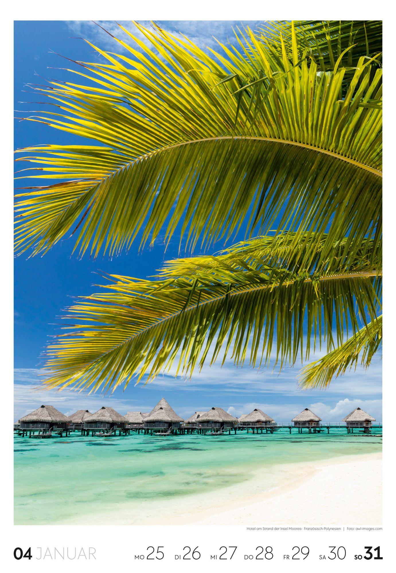 Beispielinhalt (Bild) Reisen Wochenkalender 2027