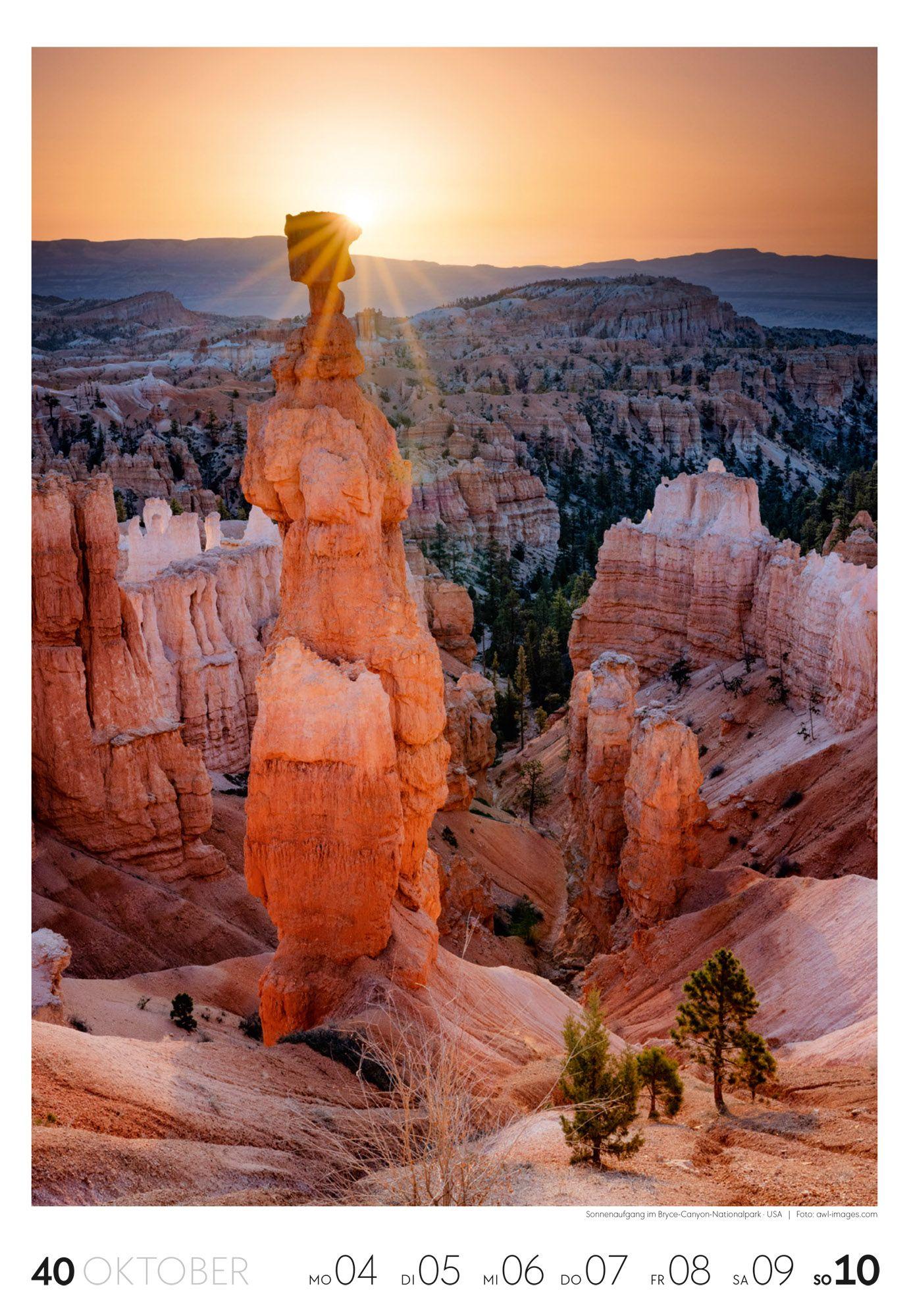 Beispielinhalt (Bild) Reisen Wochenkalender 2027