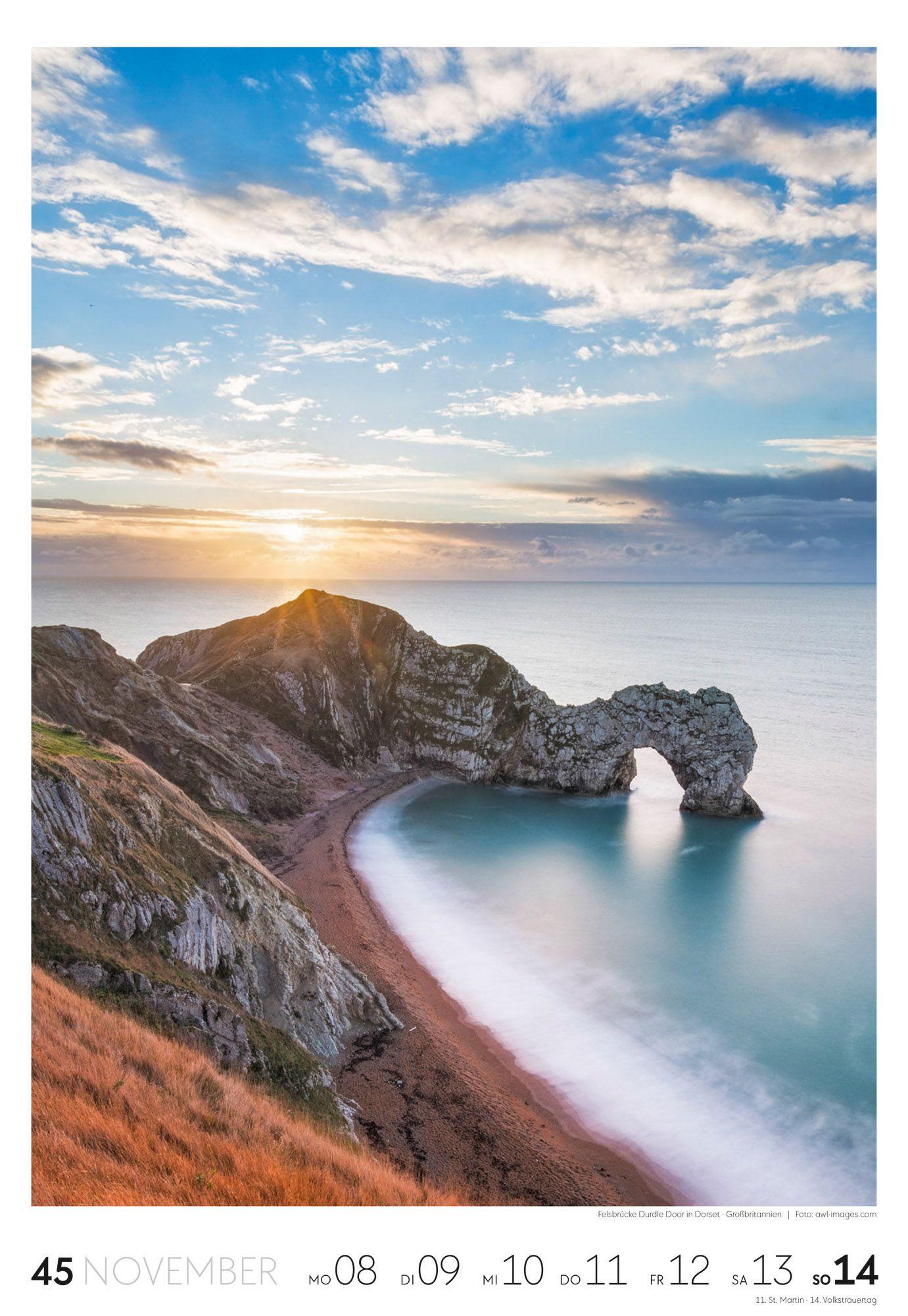 Beispielinhalt (Bild) Reisen Wochenkalender 2027