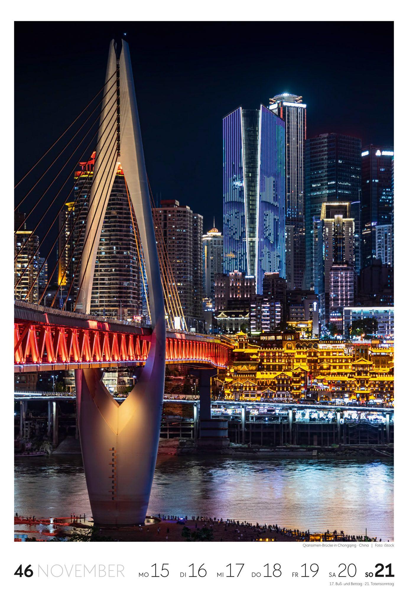 Beispielinhalt (Bild) Reisen Wochenkalender 2027