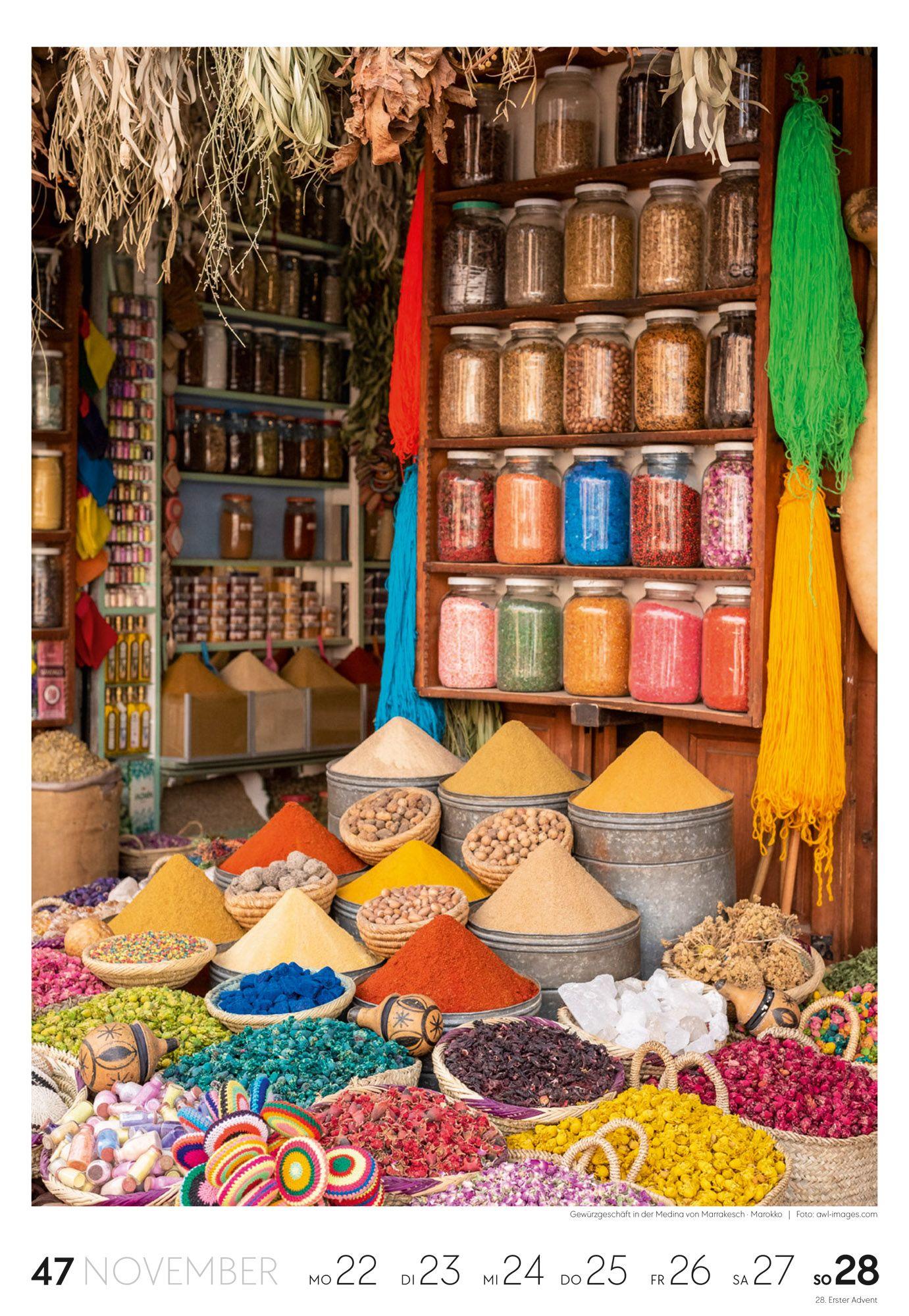 Beispielinhalt (Bild) Reisen Wochenkalender 2027