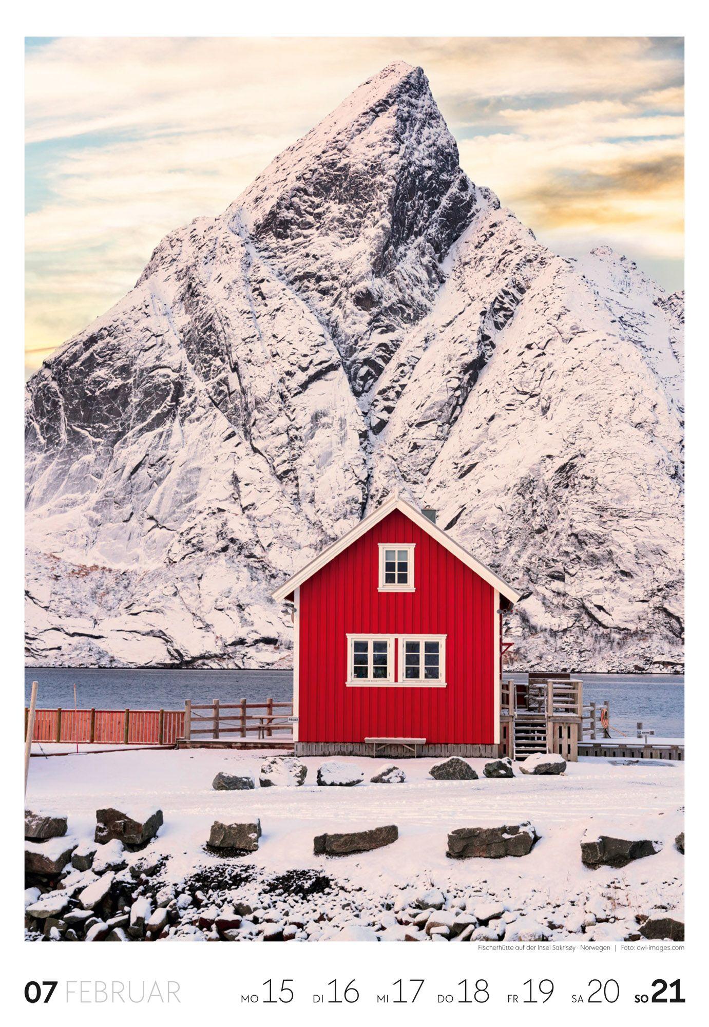 Beispielinhalt (Bild) Reisen Wochenkalender 2027