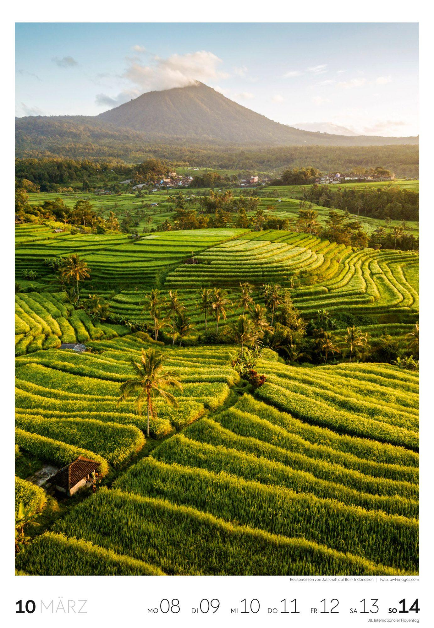 Beispielinhalt (Bild) Reisen Wochenkalender 2027