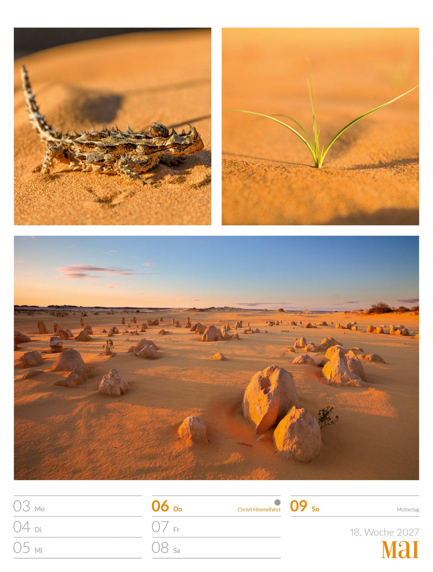 Beispielinhalt (Bild) Farben der Natur Wochenplaner Kalender 2027